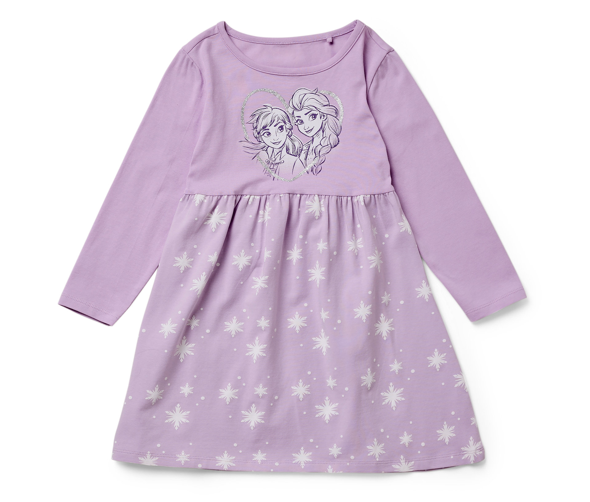 Tchibo - Kinder-Jerseykleid »Eiskönigin« - Baby - Gr. 86/92 - lila/print