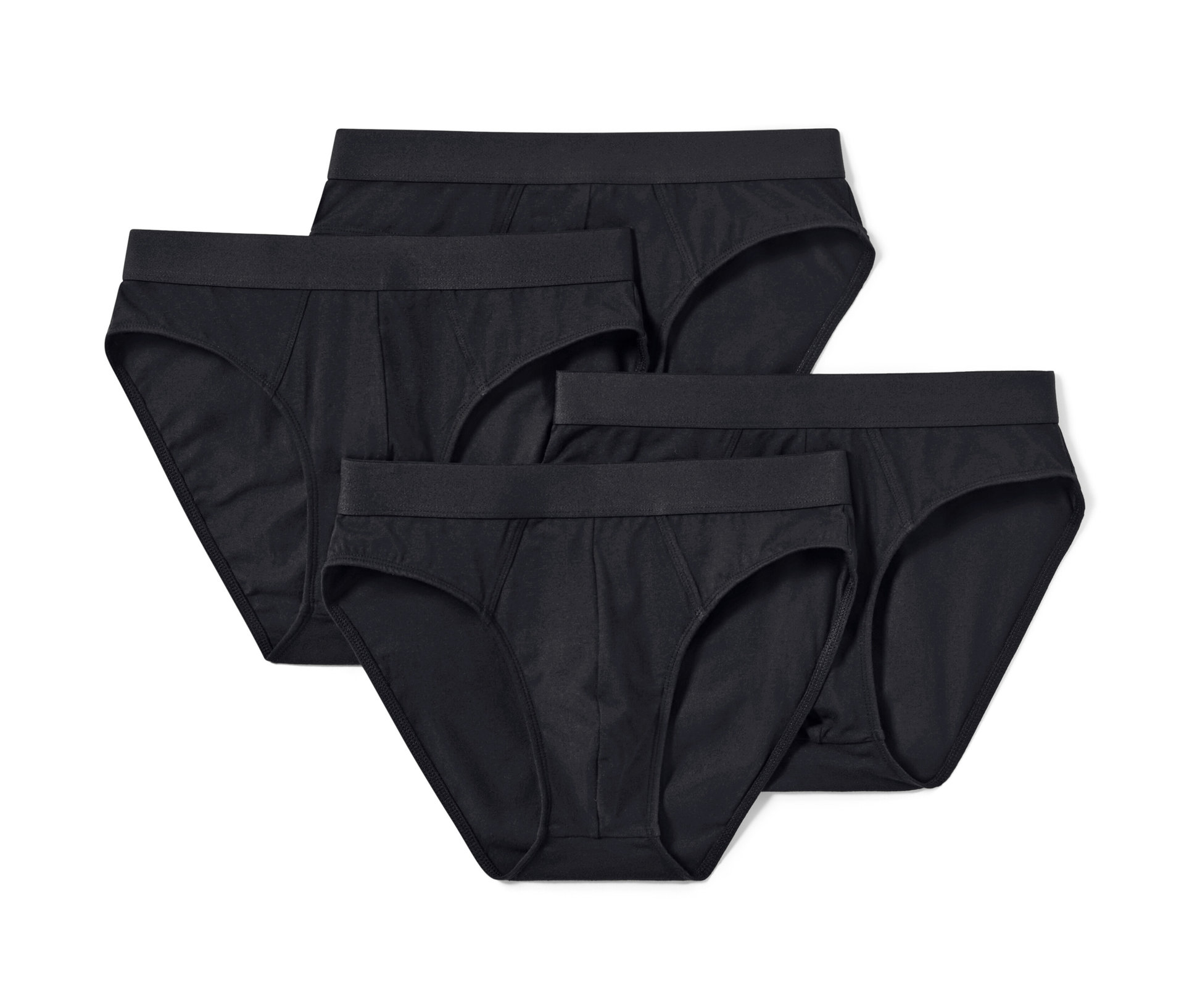 Tchibo - 4 Slips - Herren - Gr. M/5 - schwarz