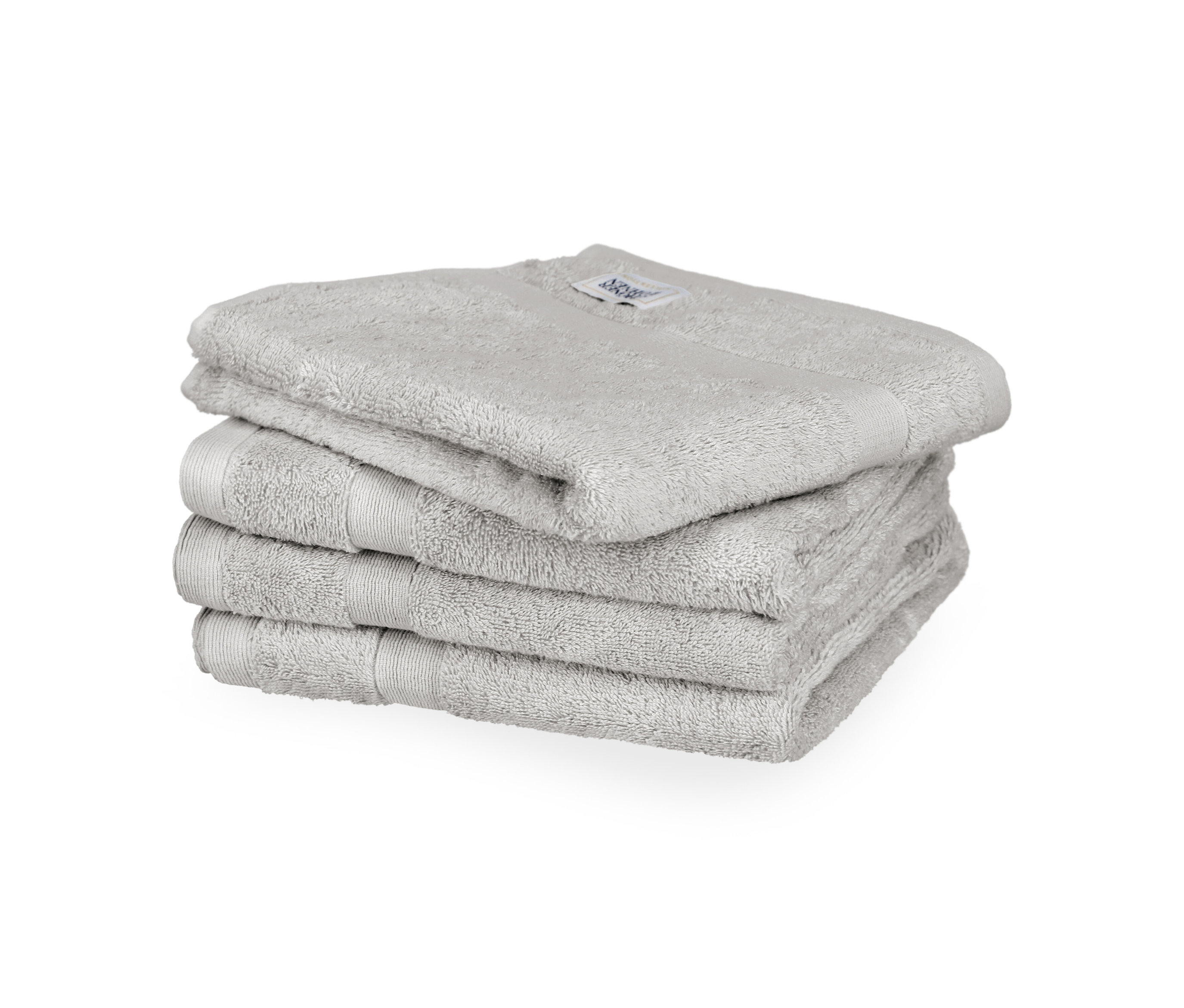 Tchibo - Schöner WOHNEN-Kollektion 4 Handtücher »Cuddly« - hellgrau