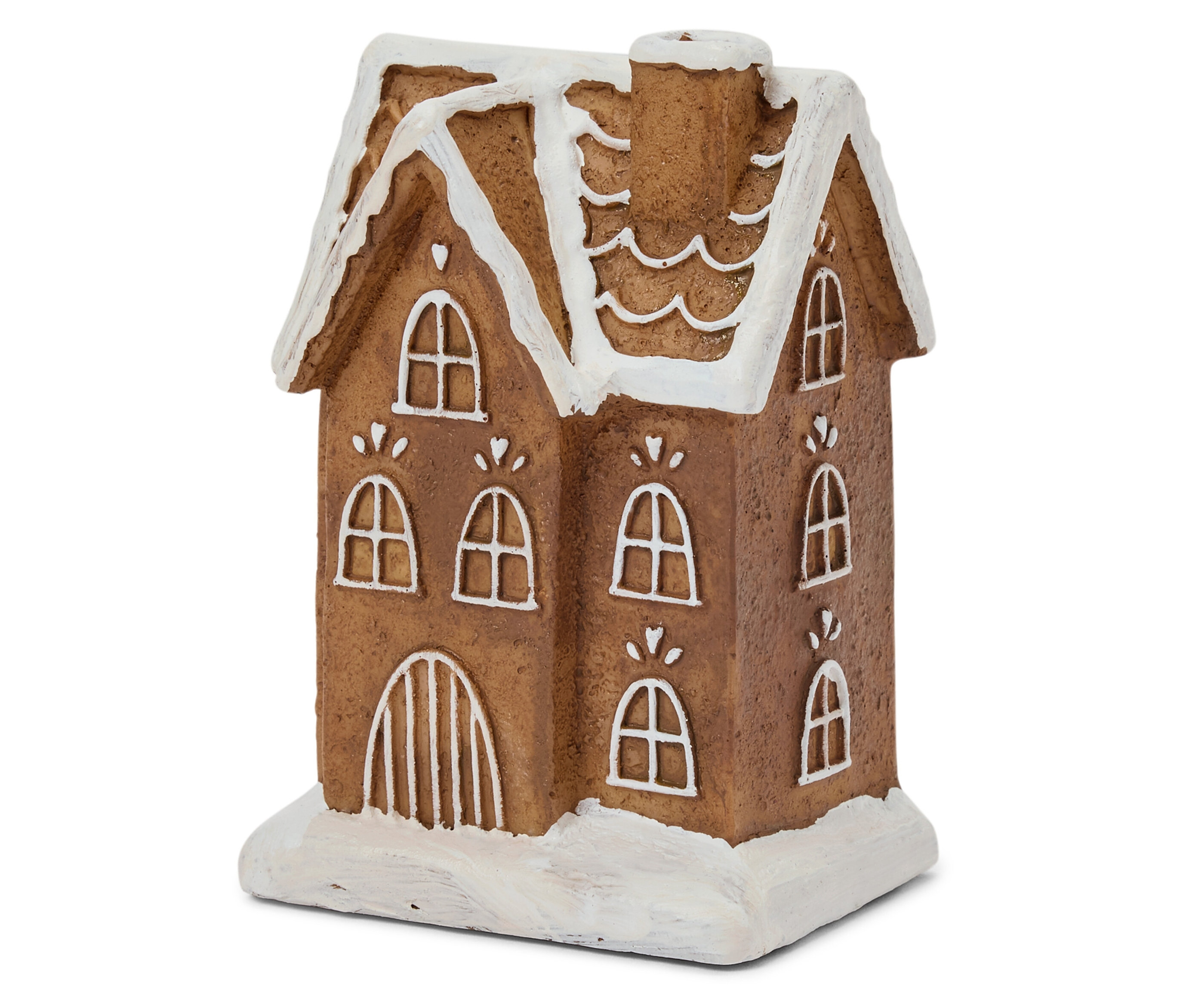 Tchibo - LED-Haus »Lebkuchen« - weiß