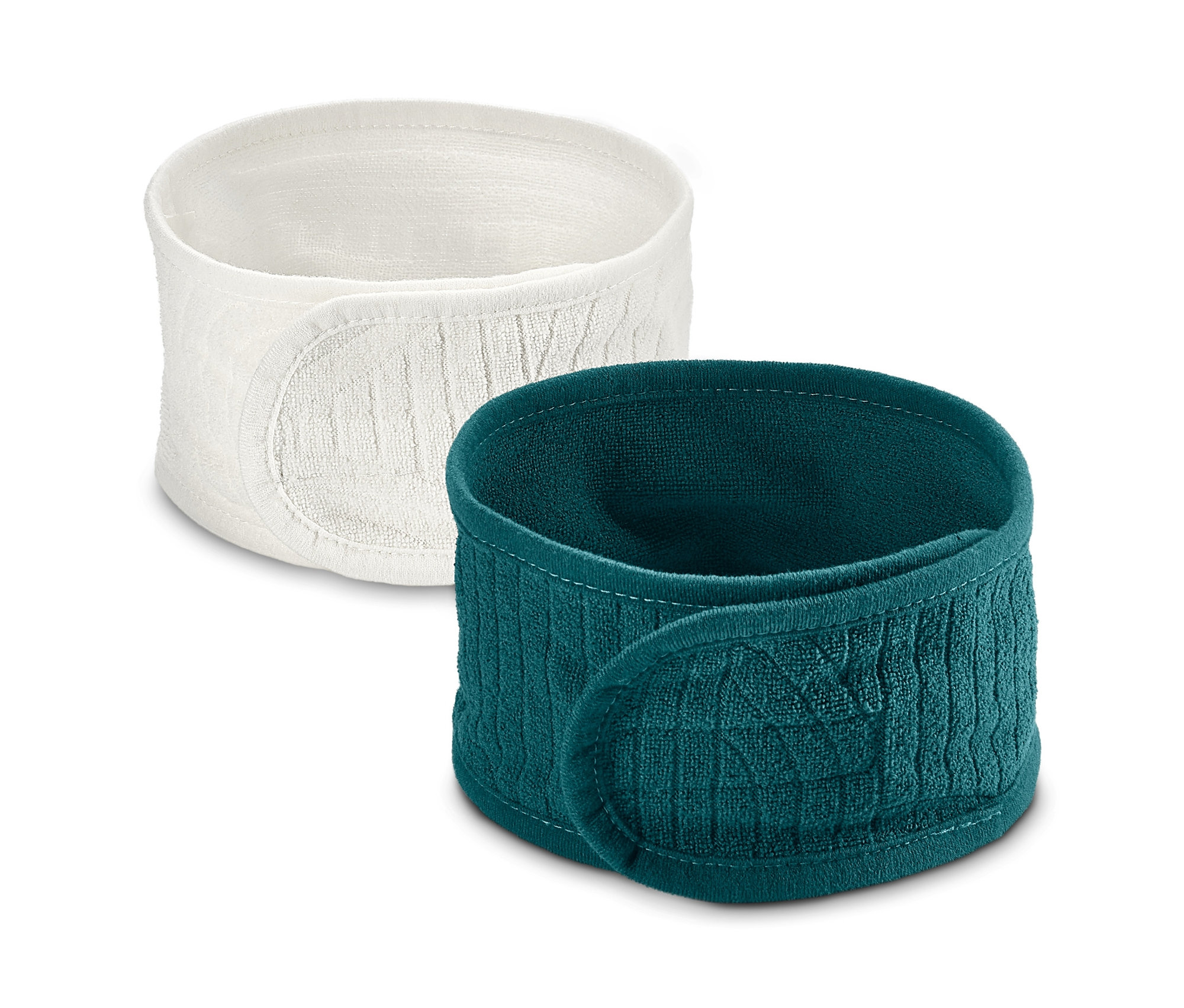 Tchibo - 2 Kosmetik-Stirnbänder - weiß