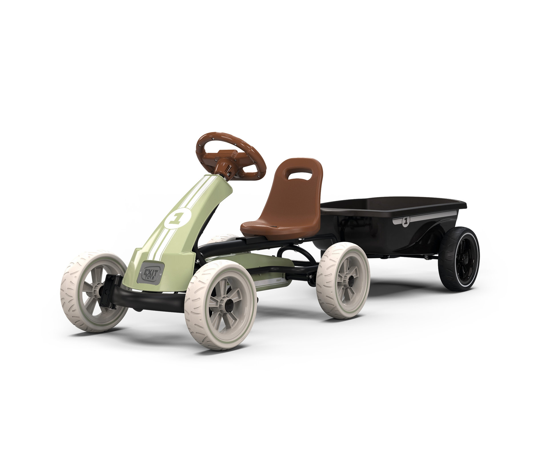 Exit Foxy Gokart mit Anhänger - grün