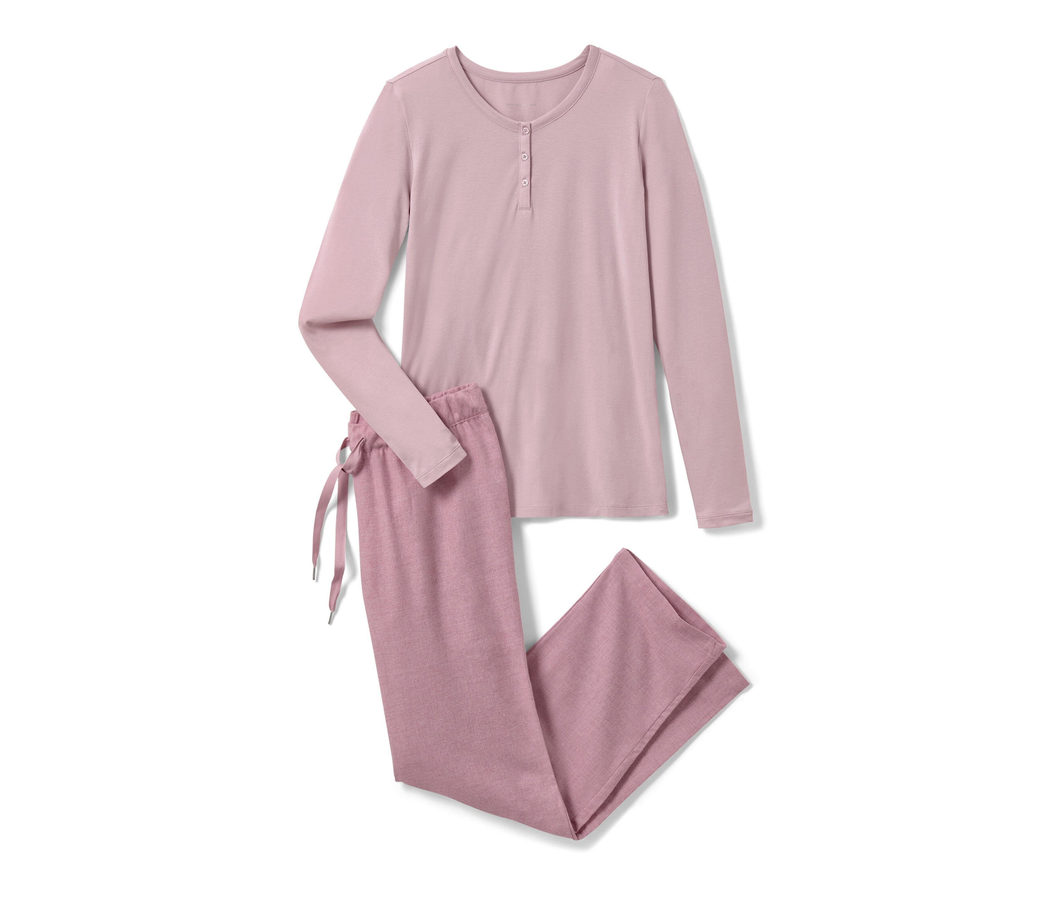 Tchibo - Flanell-Pyjama - Damen - Gr. S - rosé