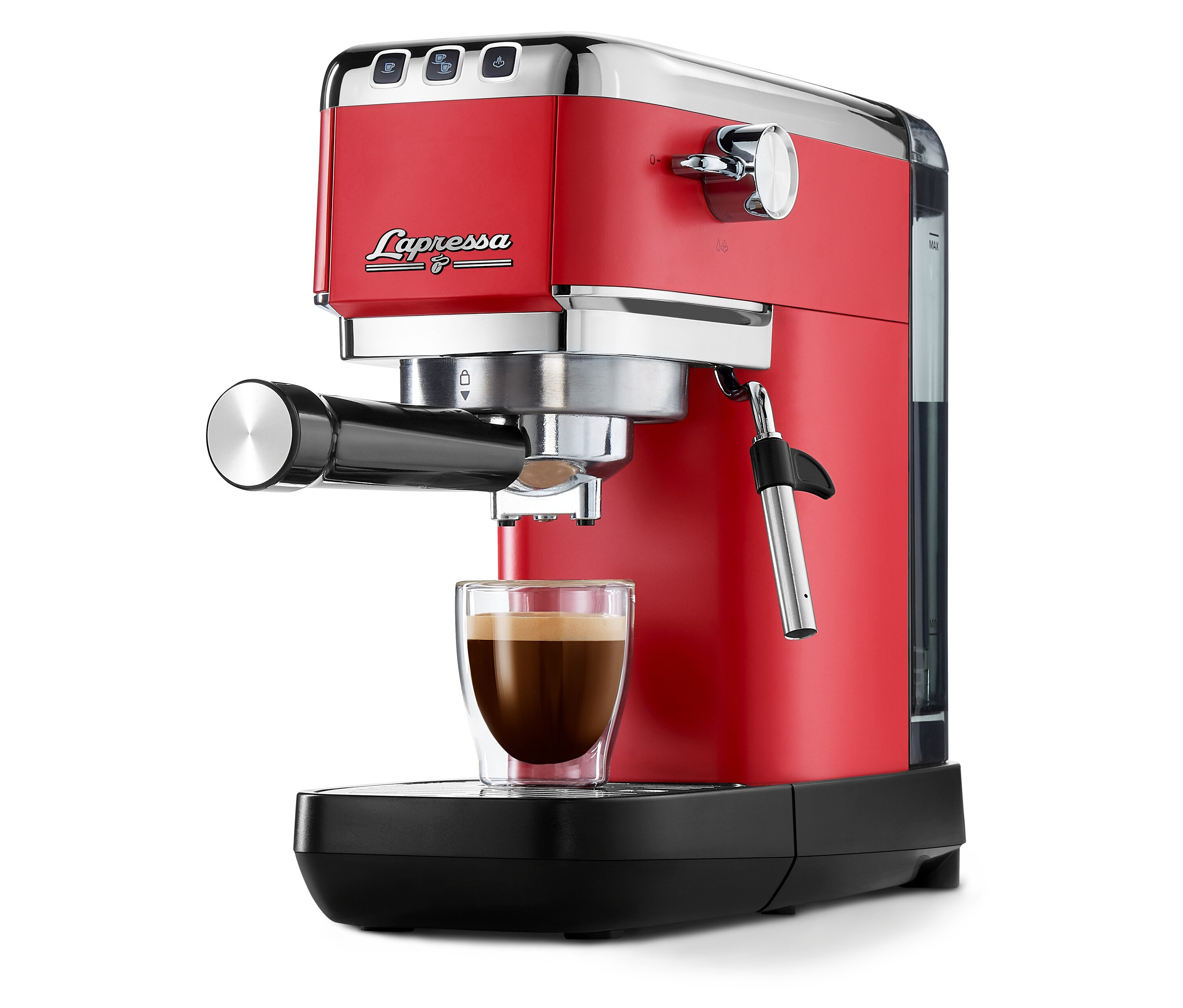 Tchibo - »Lapressa« Siebträgermaschine - rot