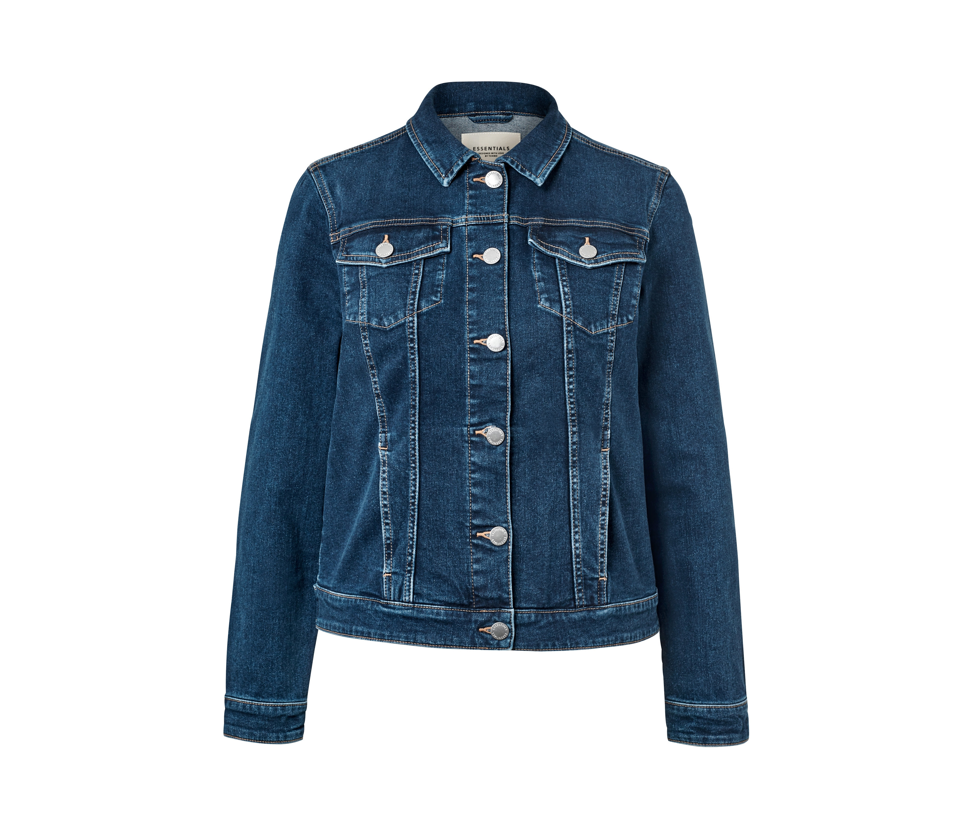 Tchibo - Jeansjacke - Damen - Gr. 36 - dunkelblau