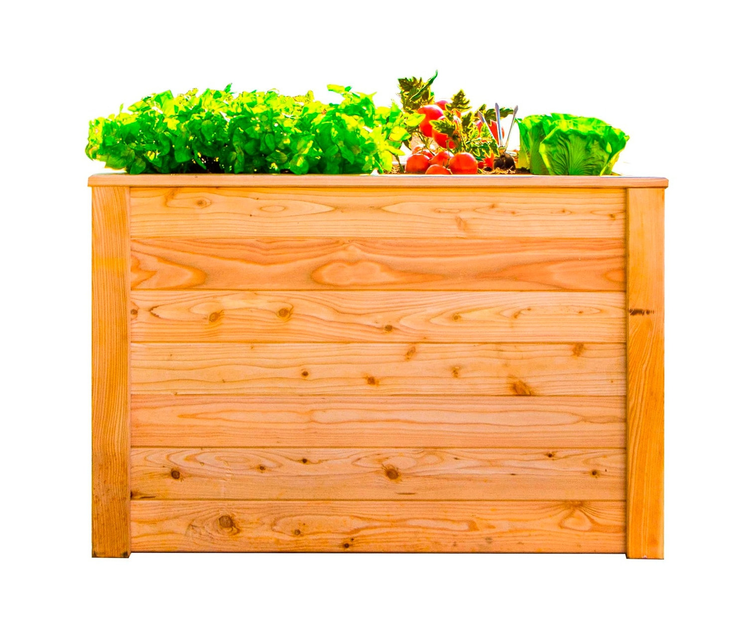 Tchibo - Hochbeet - 100x65x66cm - naturfarben - Holz / Polyethylen