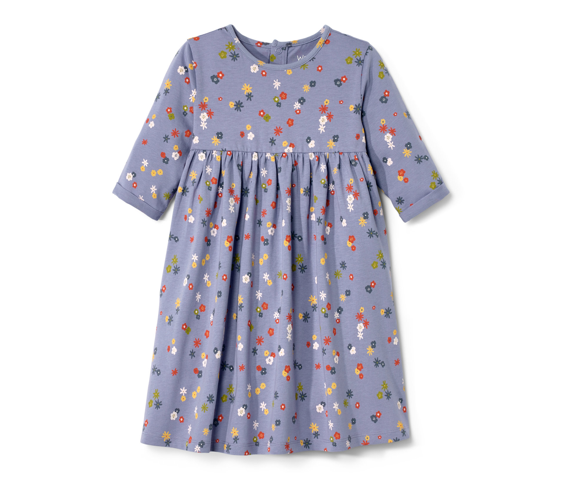 Tchibo - Baby-Jerseykleid - Baby - Gr. 86/92 - lila/geblümt