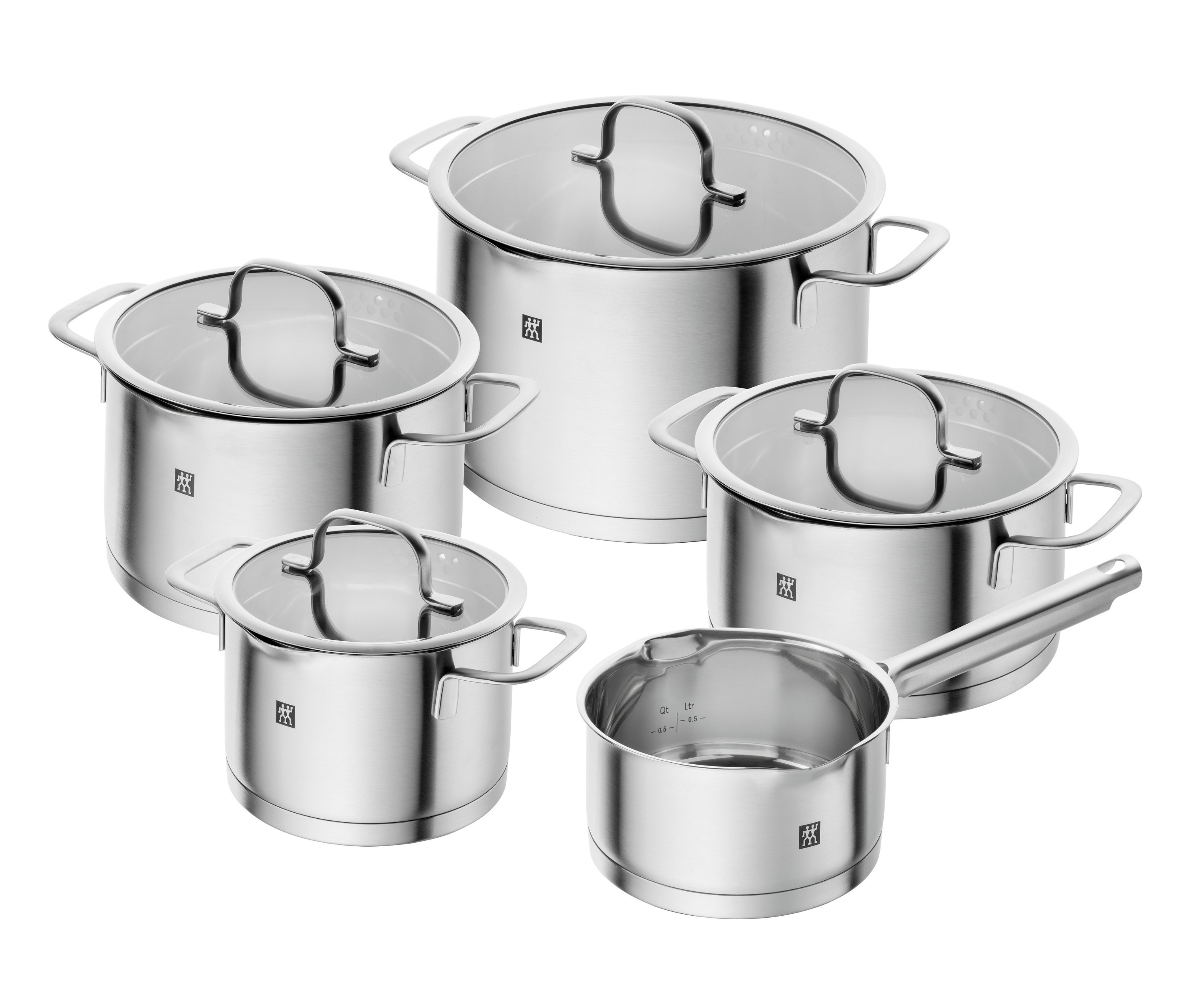 Zwilling Trueflow Kochtopf-Set - silber