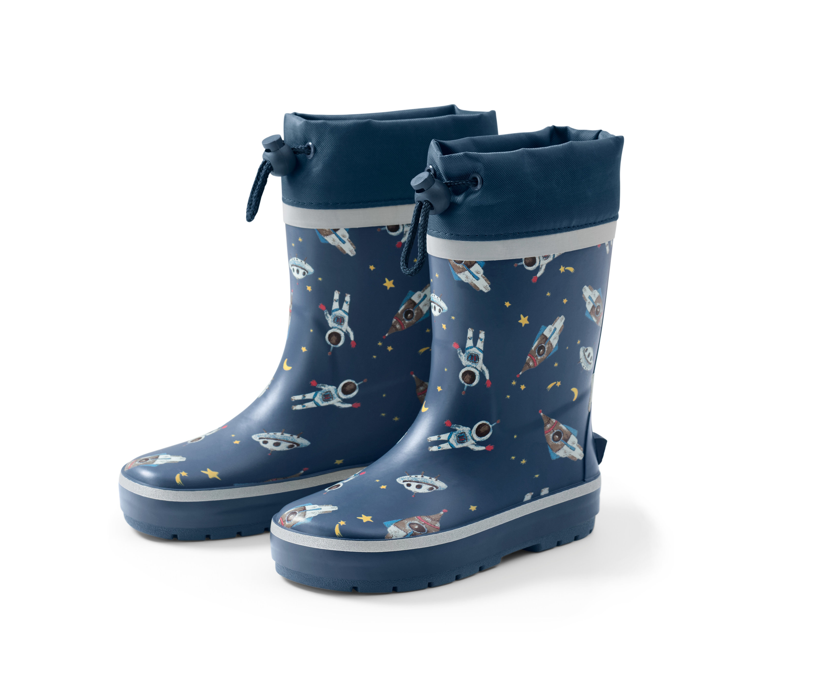 Tchibo - Gummistiefel - Herren - Gr. 22-23 - blau/print