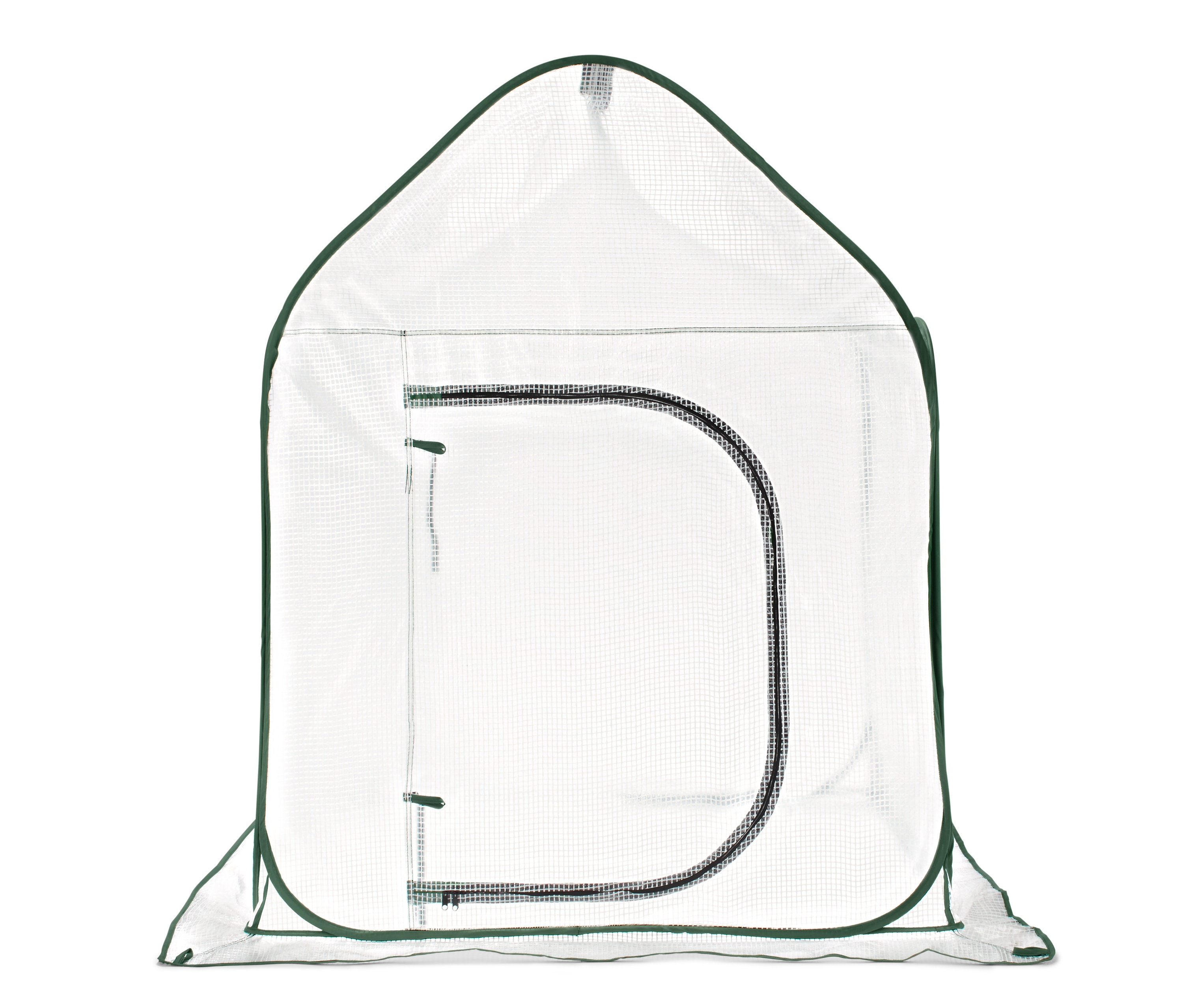 Tchibo - Großes Pop-up-Pflanzenschutz-Zelt - 100x100x160cm - dunkelgrün - Polyethylen / Fiberglas / Polyester