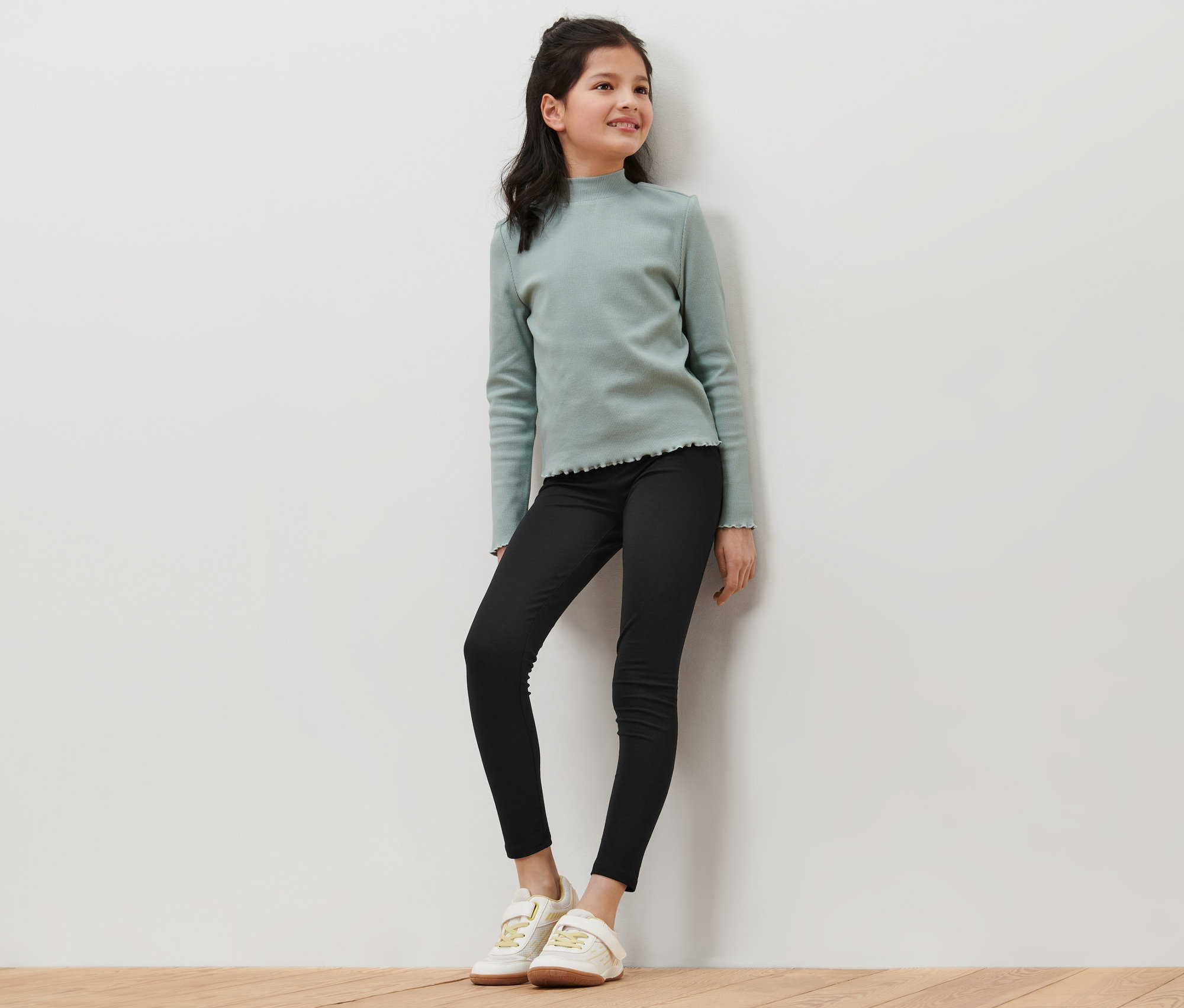 Tchibo - 3 Kinder-Leggings - Mädchen - Gr. 170/176 - schwarz