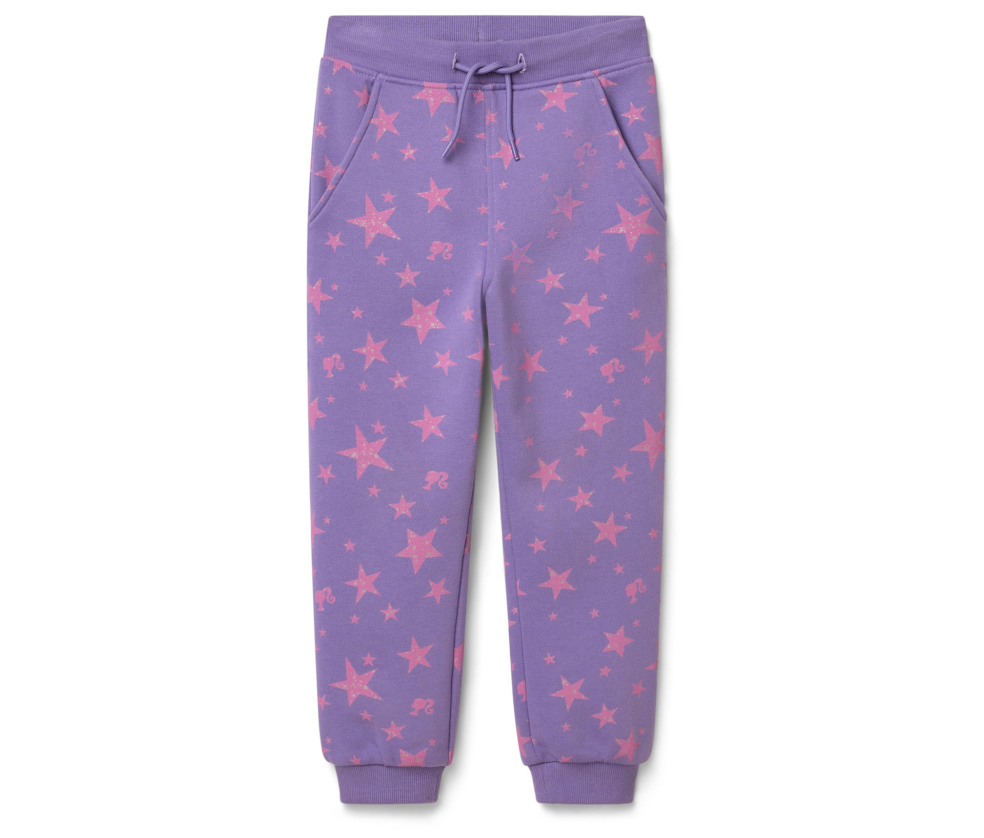 Tchibo - Kinder-Jogginghose »Barbie« - Mädchen - Gr. 134/140 - lila/print