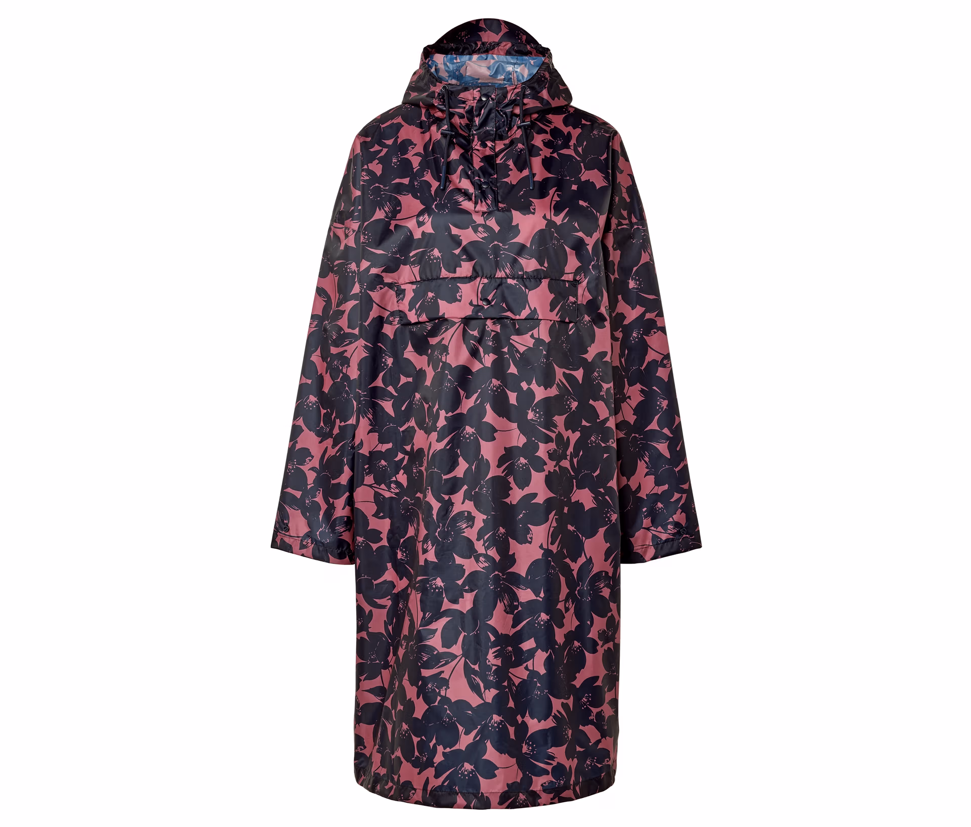 Tchibo - Regenponcho - Damen - Gr. S/M - rosa/print