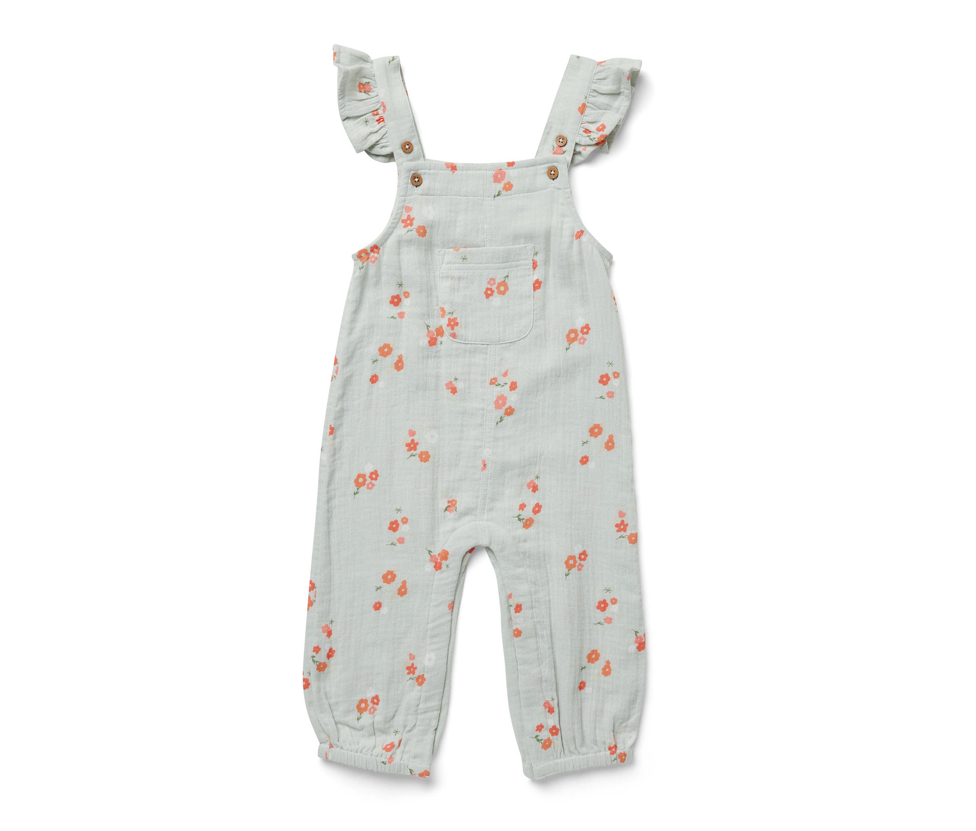 Tchibo - Kinder-Musselin-Strampler - Baby - Gr. 74/80 - mehrfarbig/geblümt