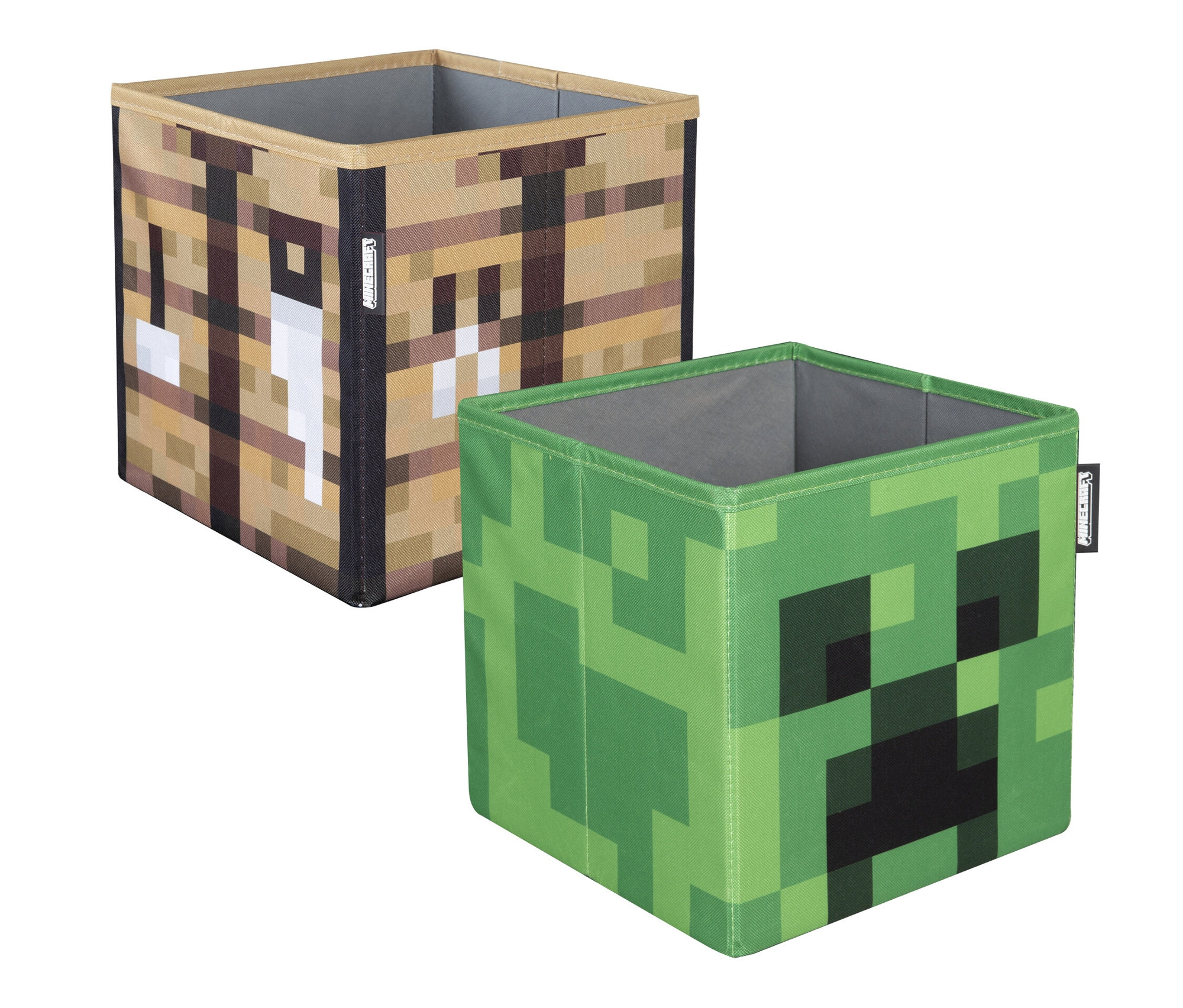 Tchibo - 2 Minecraft Aufbewahrungsboxen - mehrfarbig