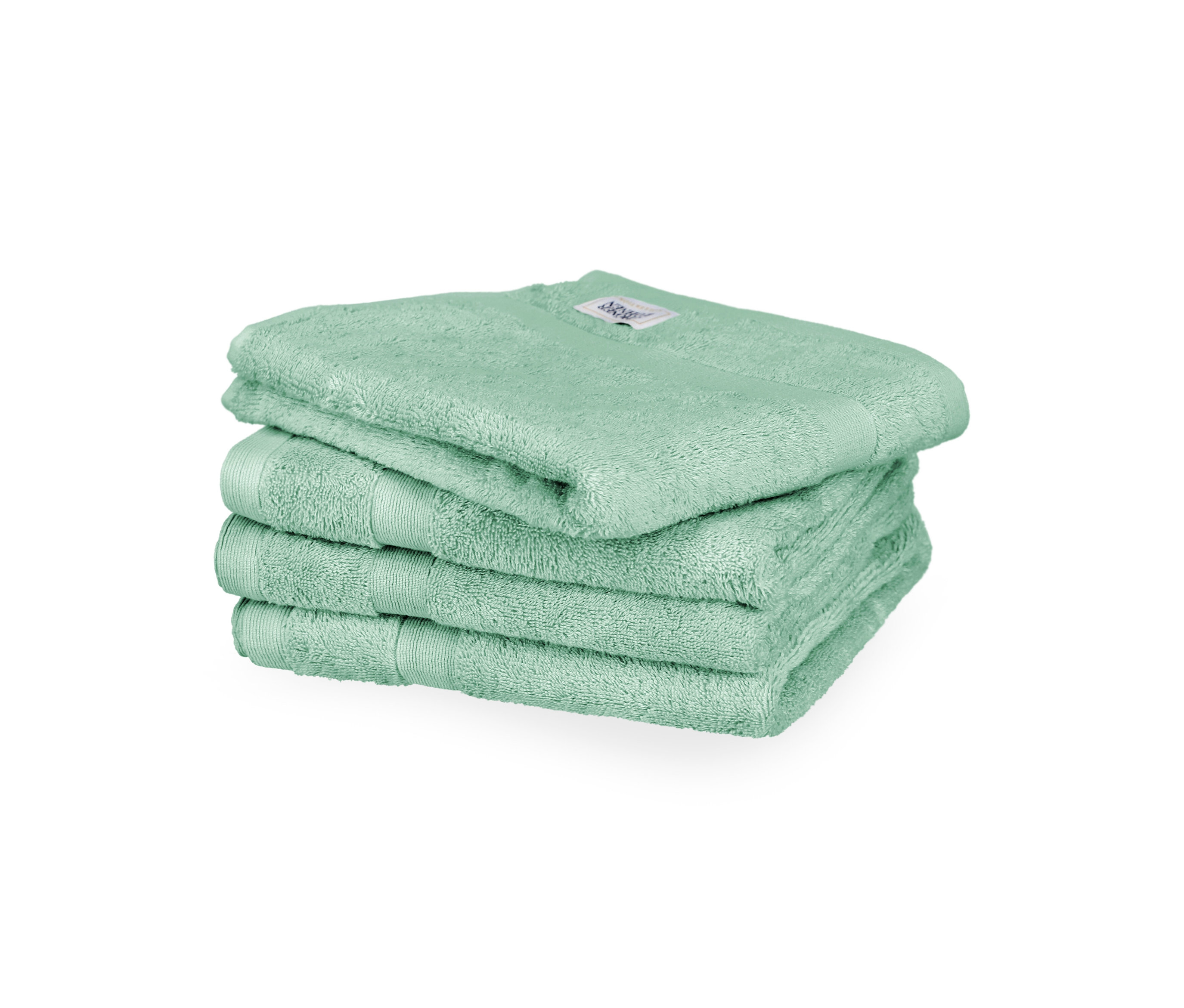 Tchibo - Schöner WOHNEN-Kollektion 4 Handtücher »Cuddly« - grün