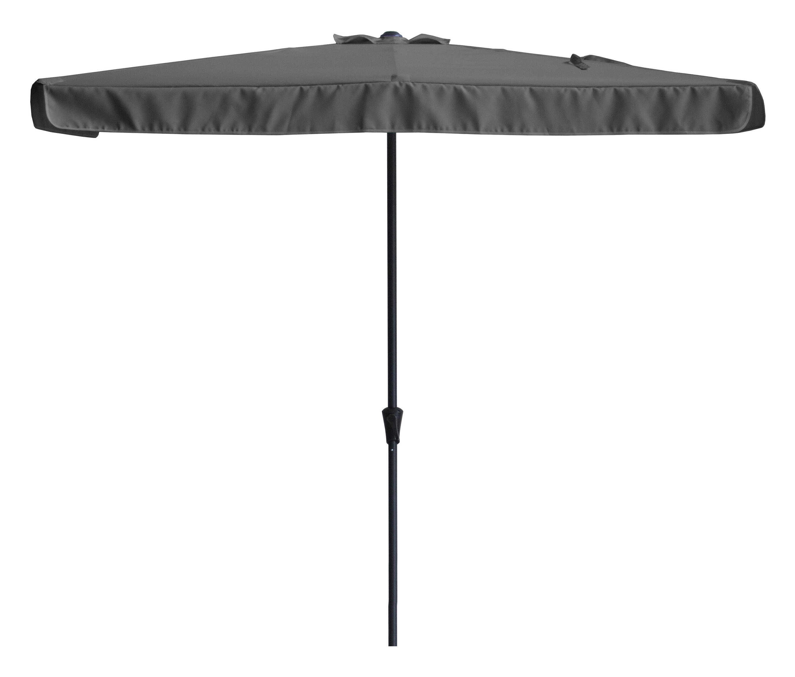 Leco Balkon-Sonnenschirm - 178x15x13cm - anthrazit -