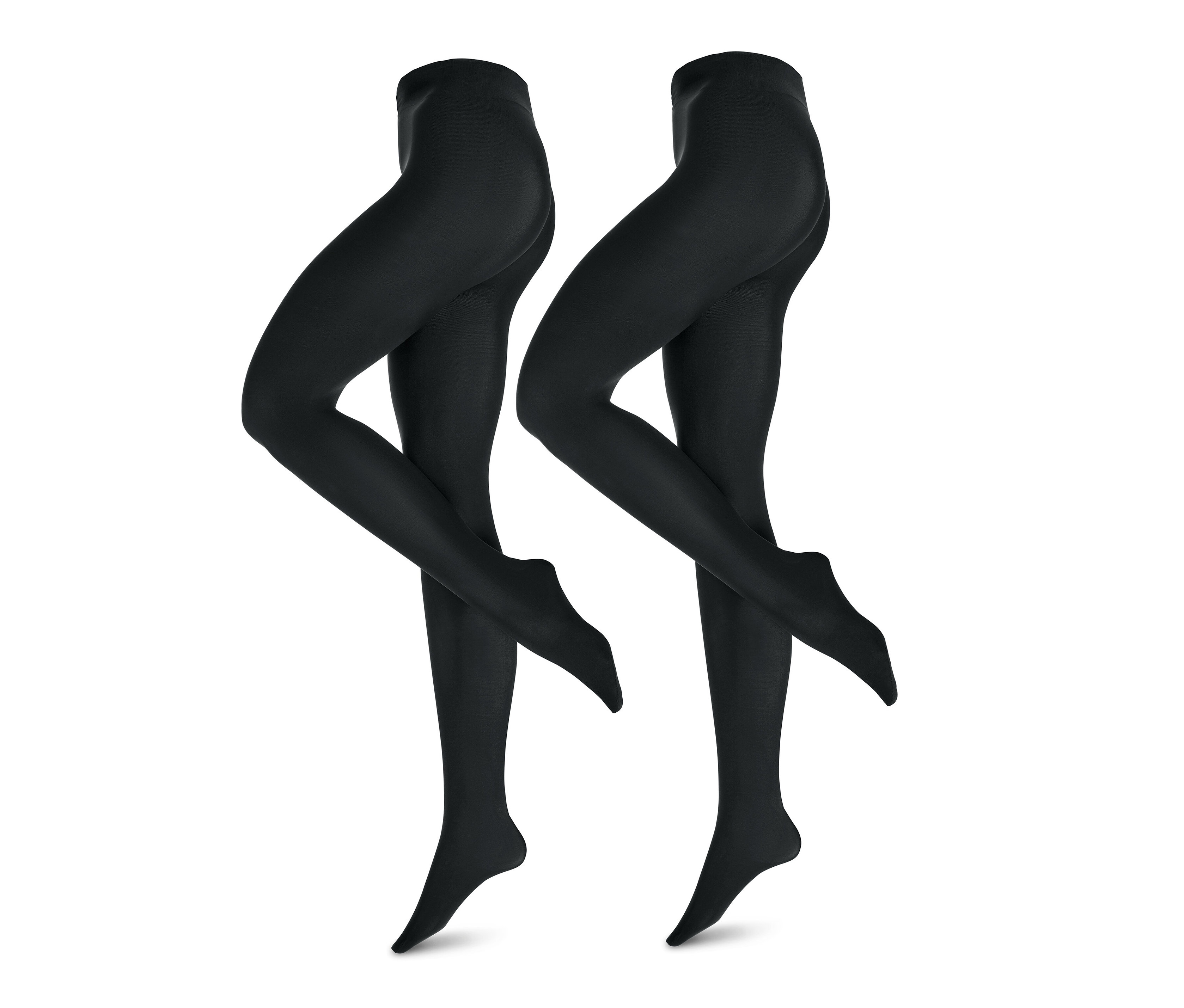 Tchibo - 2 Feinstrumpfhosen - Damen - Gr. XXL - schwarz