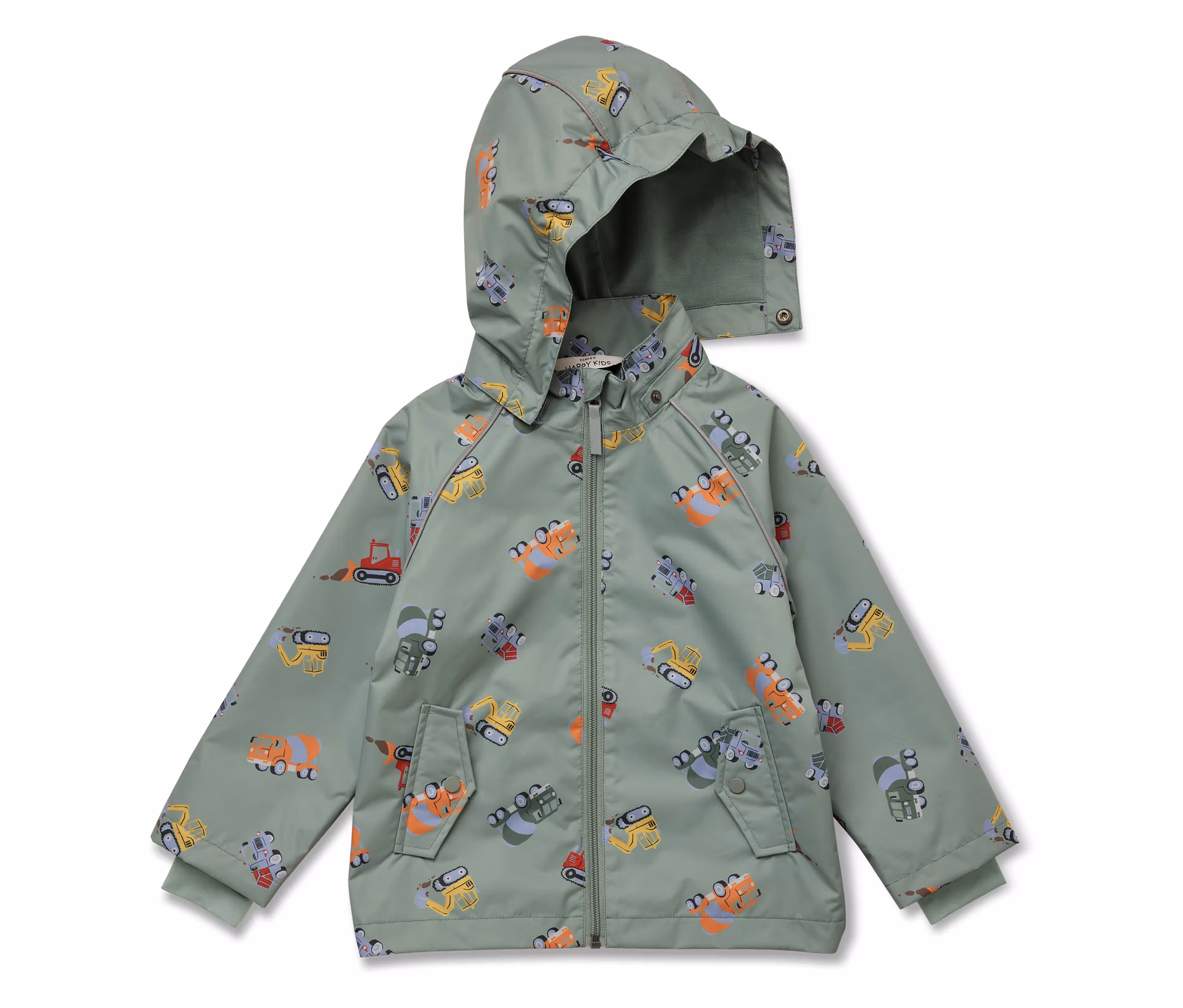 Tchibo - Kinder-Regenjacke - Jungen - Gr. 122/128 - grau/print