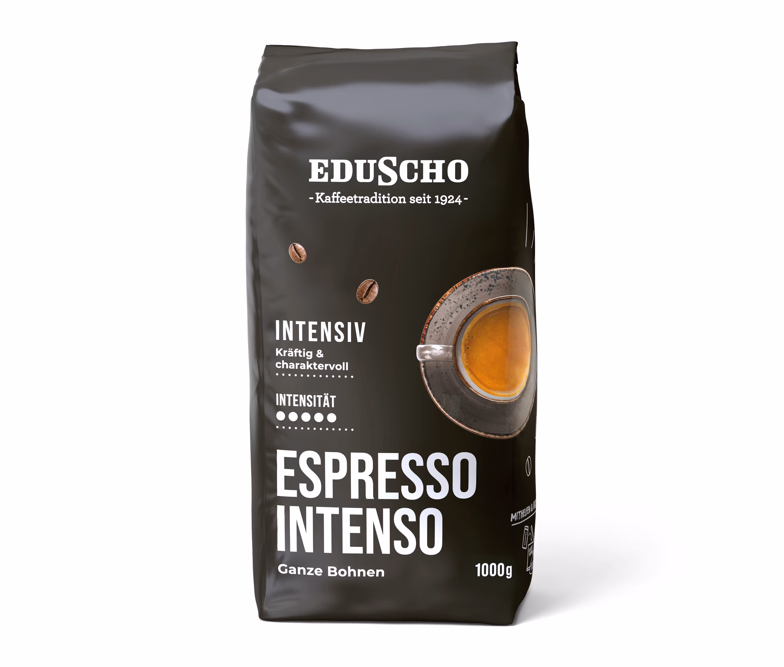 Eduscho Espresso Intenso - 1 kg Ganze Bohne - Intensität: 5/5