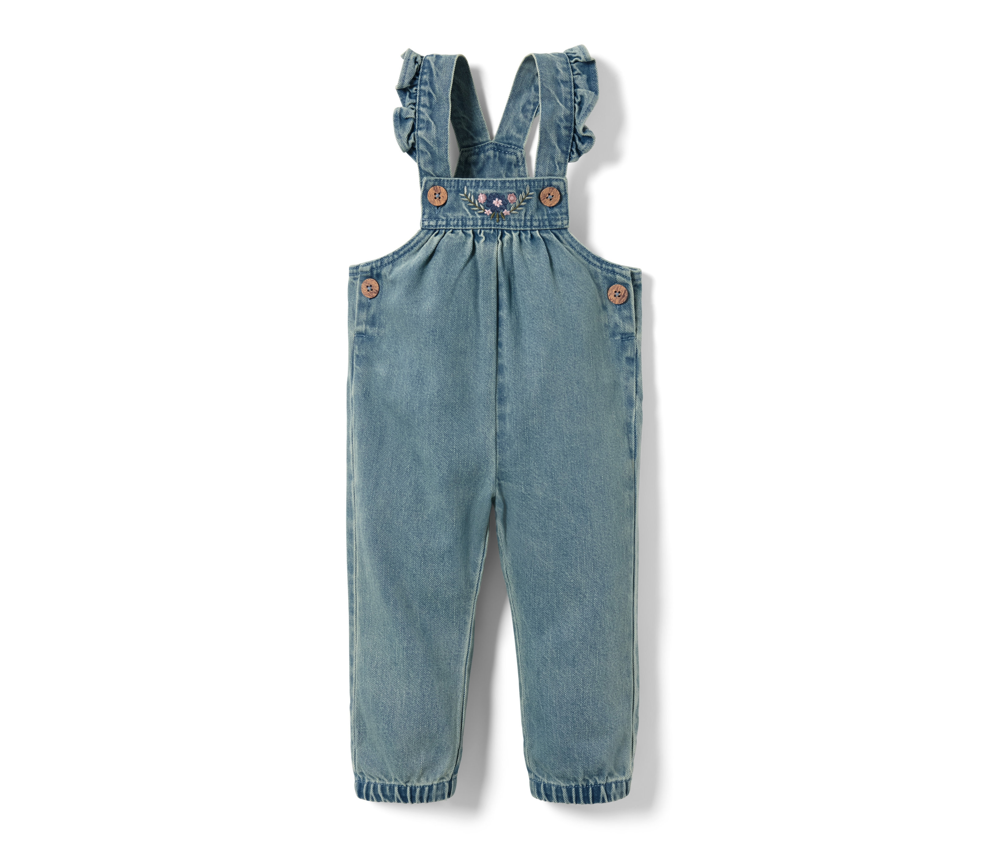 Tchibo - Denim-Latzhose - Newborn - Gr. 50/56 - blau