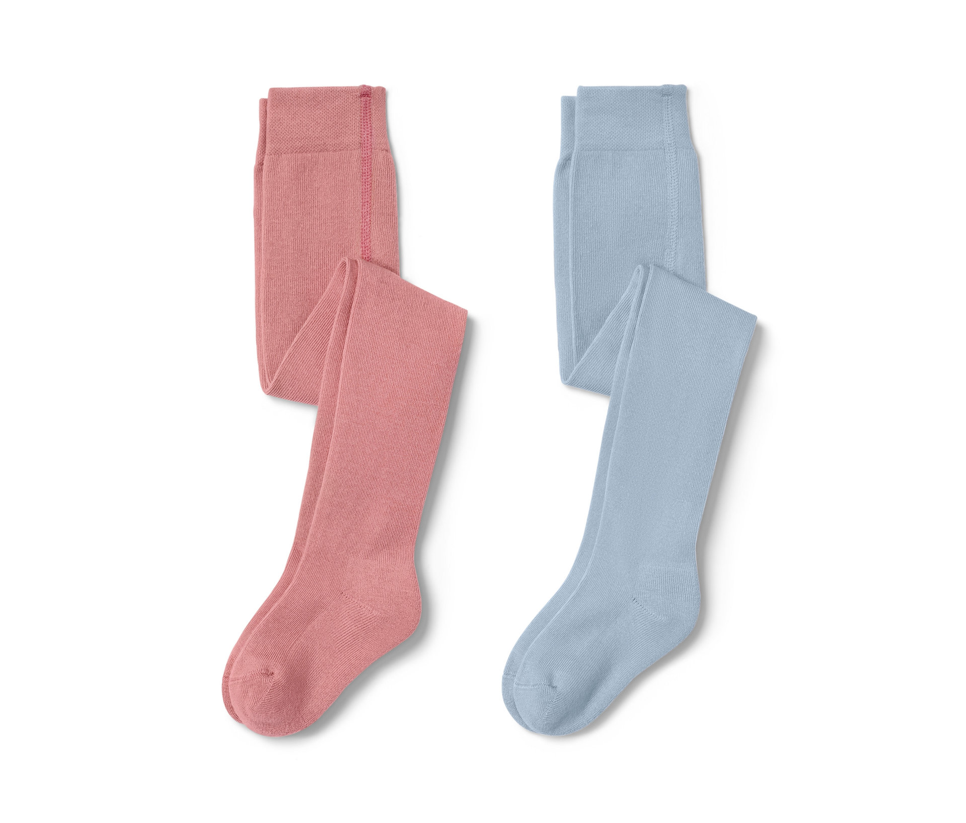 Tchibo - 2 Kinder-Strumpfhosen - Mädchen - Gr. 98/104 - hellblau