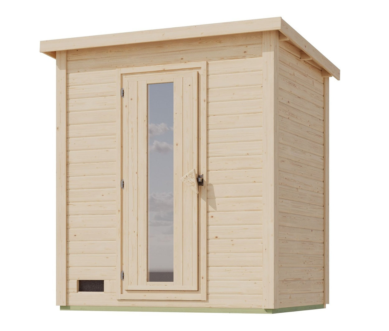 Karibu Sauna »Elli 1« - naturfarben