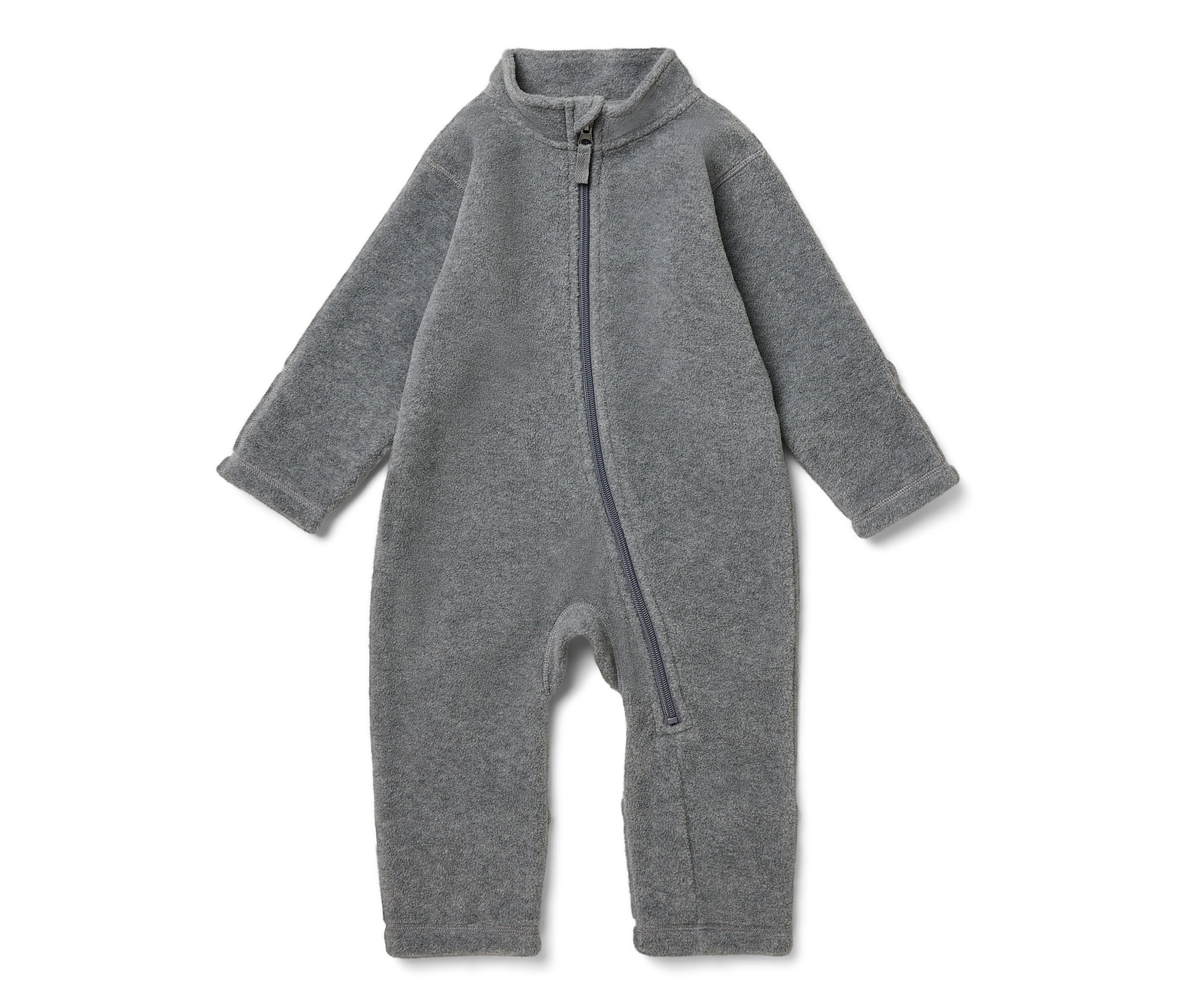 Tchibo - Baby-Fleece-Einteiler - Baby - Gr. 74/80 - dunkelgrau