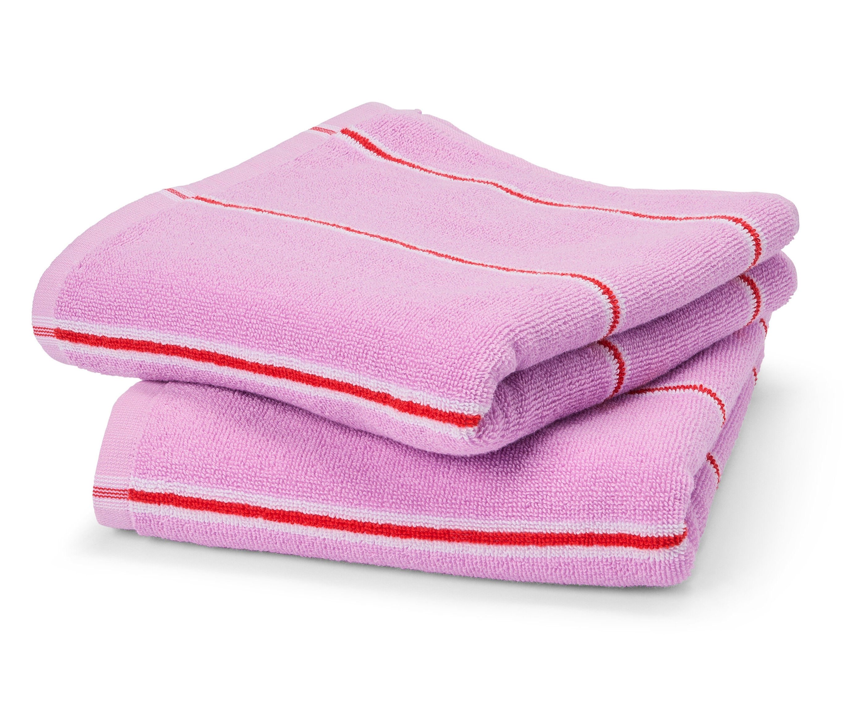 Tchibo - 2 Premium-Handtücher - rosa