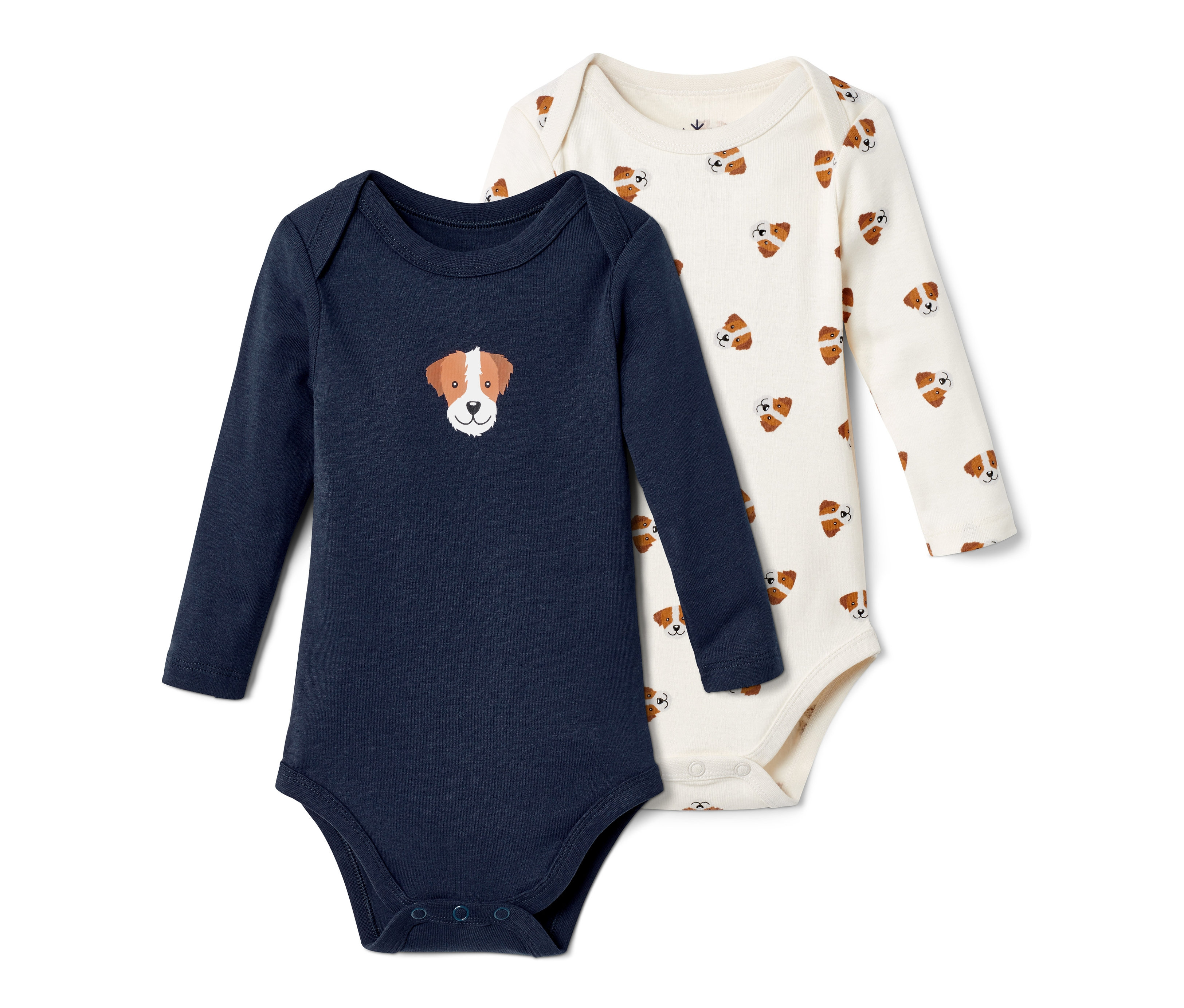 Tchibo - 2 Babybodys - Baby - Gr. 74/80 - dunkelblau