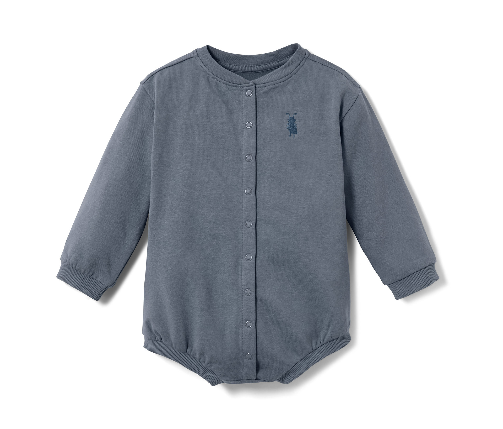 Tchibo - Baby-Sweat-Strampler - Baby - Gr. 50/56 - dunkelblau