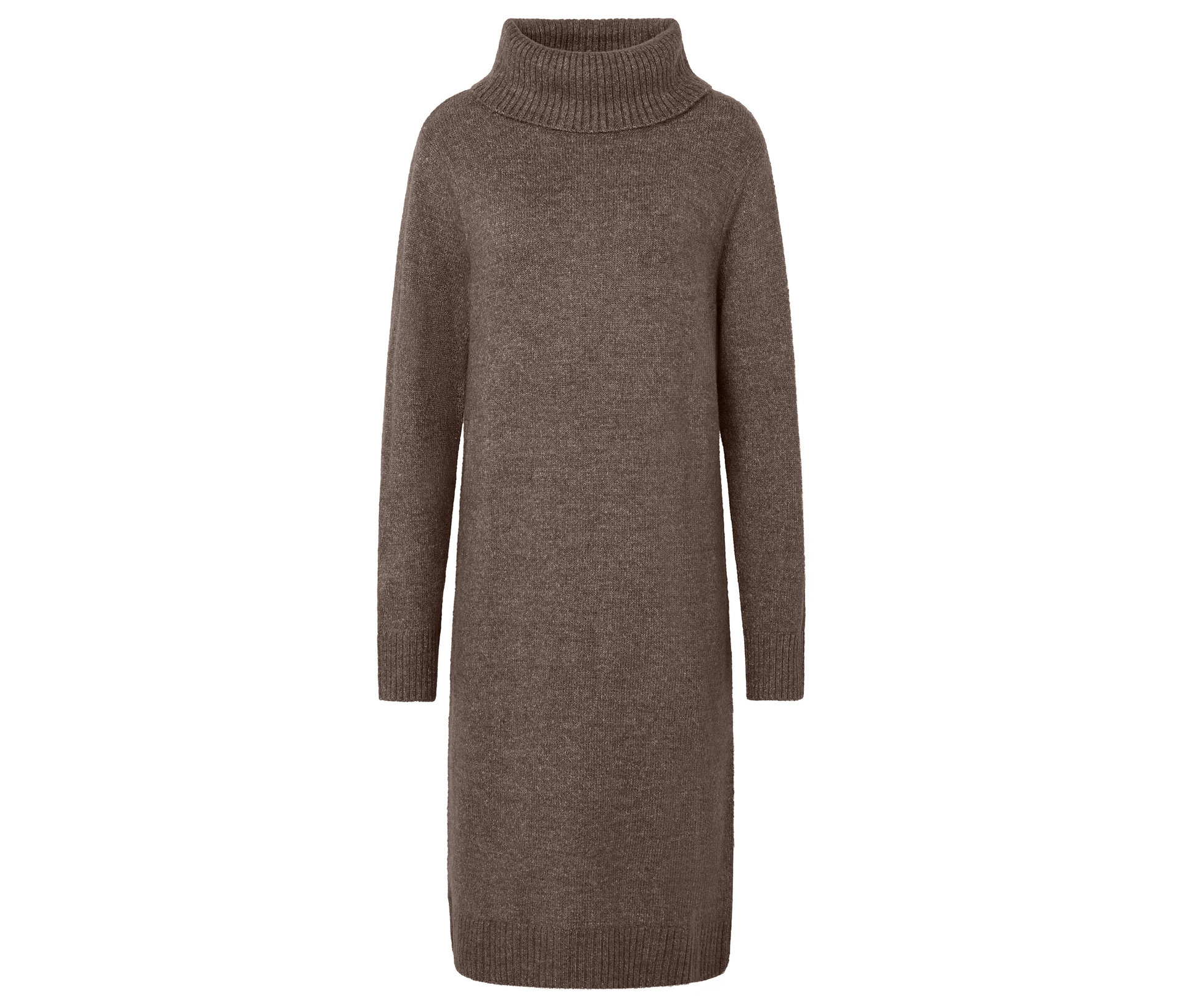 Tchibo - Strickkleid - Damen - Gr. S - taupe