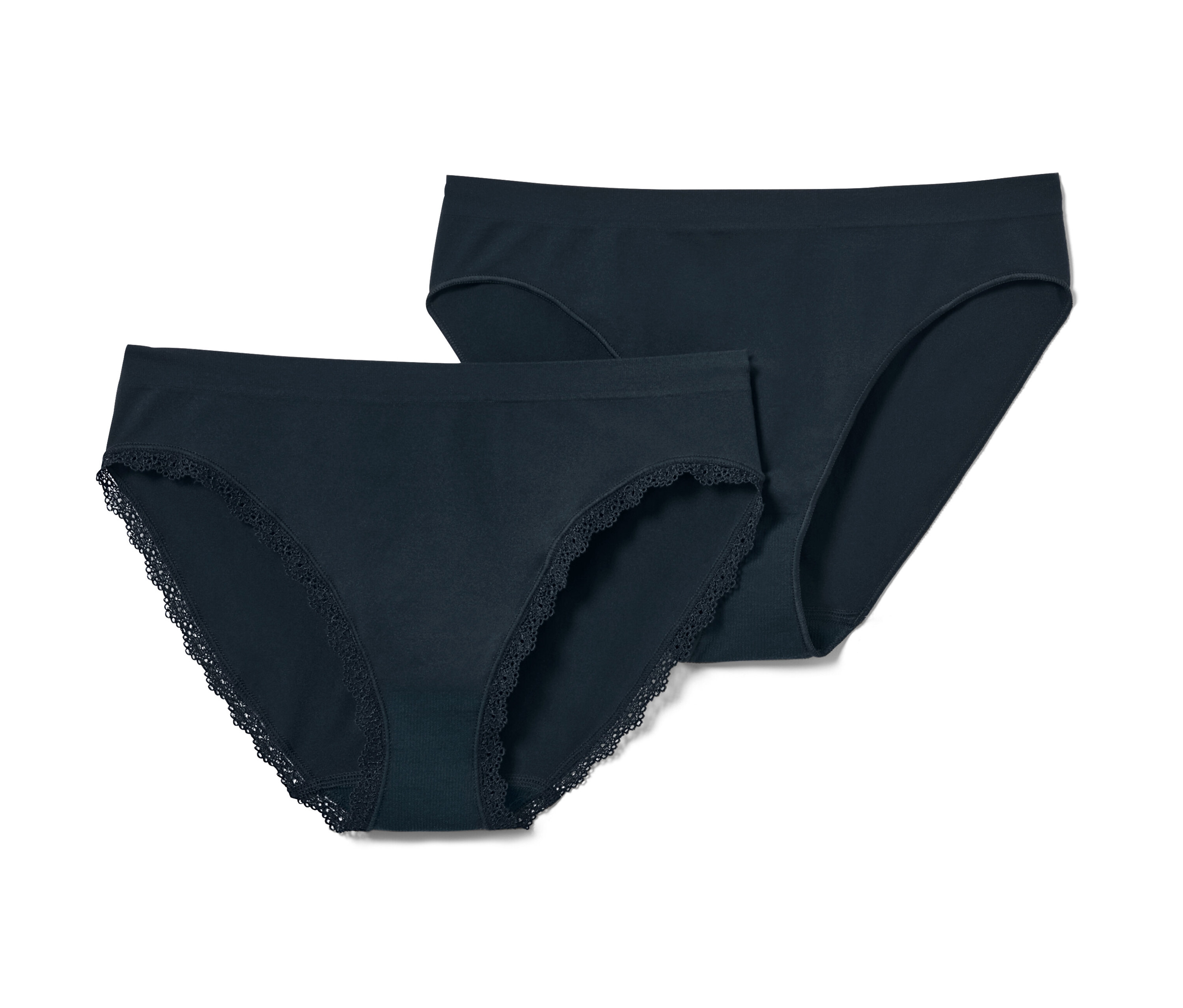 Tchibo - 2 Seamless-Slips - Damen - Gr. L - dunkelblau