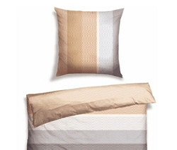 Schiesser Renforcé-Bettwäscheset »Endy Stripes« - weiß