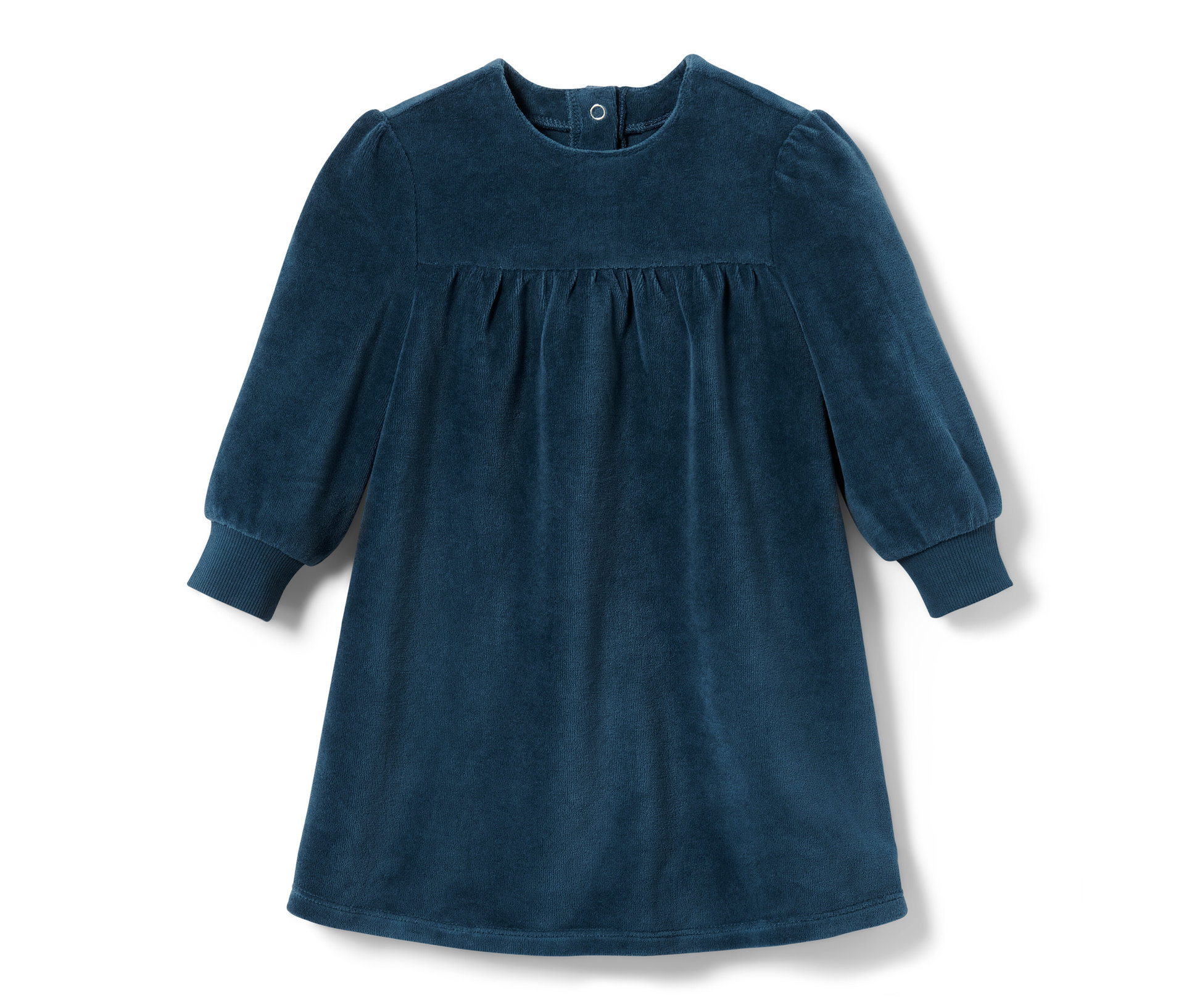 Tchibo - Baby-Nickikleid - Baby - Gr. 86/92 - dunkelblau/gepunktet