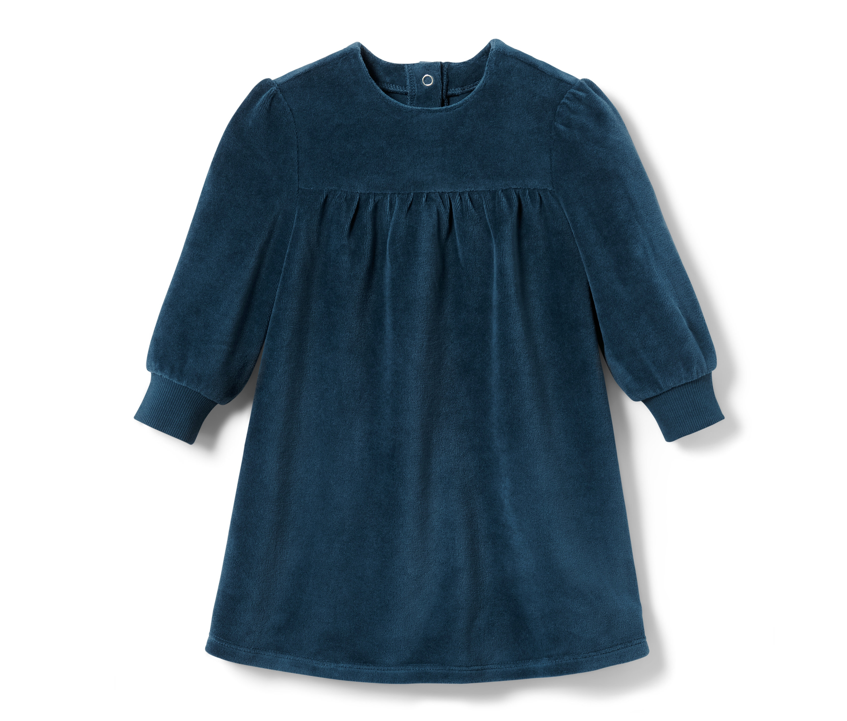 Tchibo - Baby-Nickikleid - Baby - Gr. 86/92 - dunkelblau/gepunktet