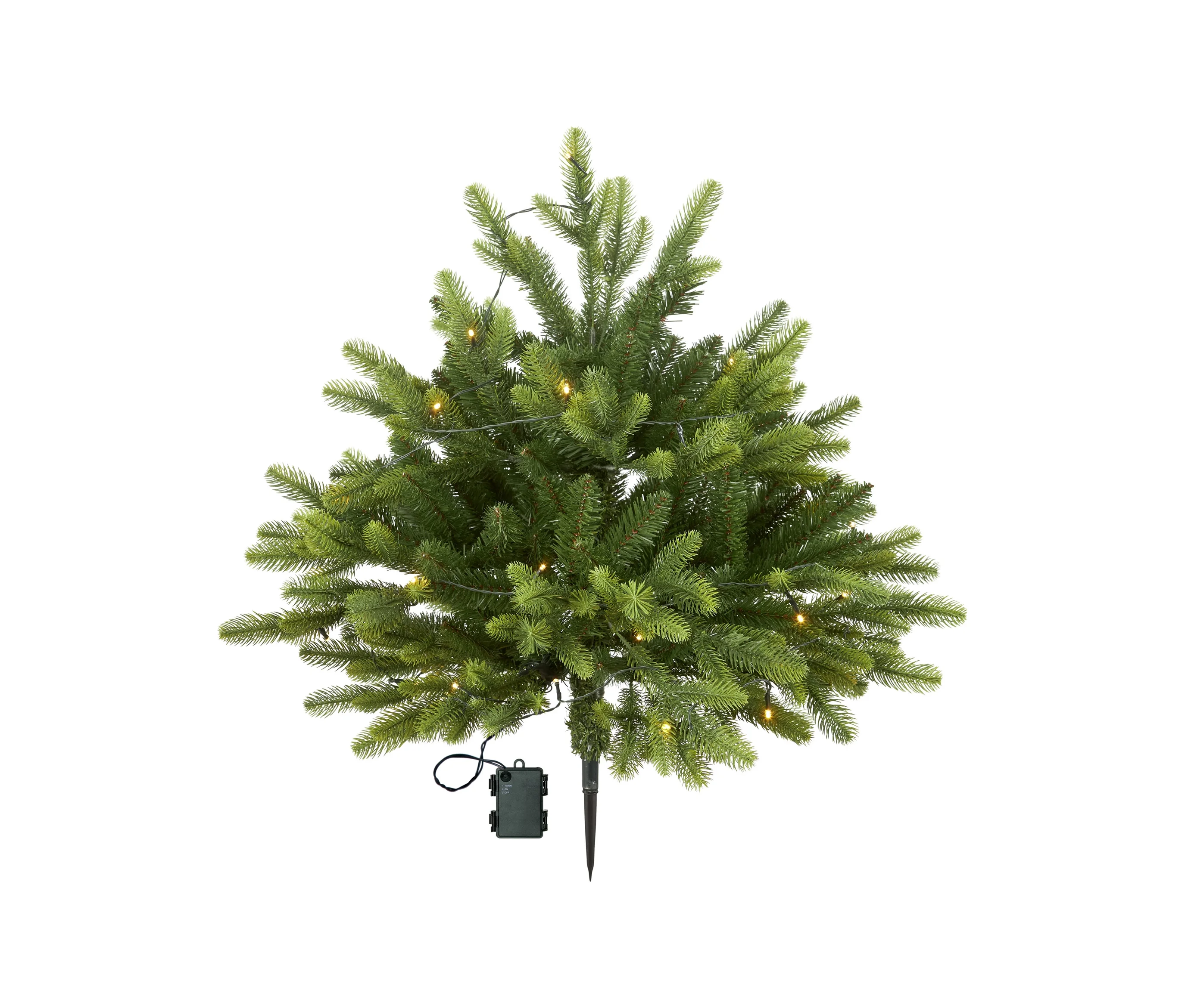 Tchibo - LED-Tannenbaum »Busk« - dunkelgrün