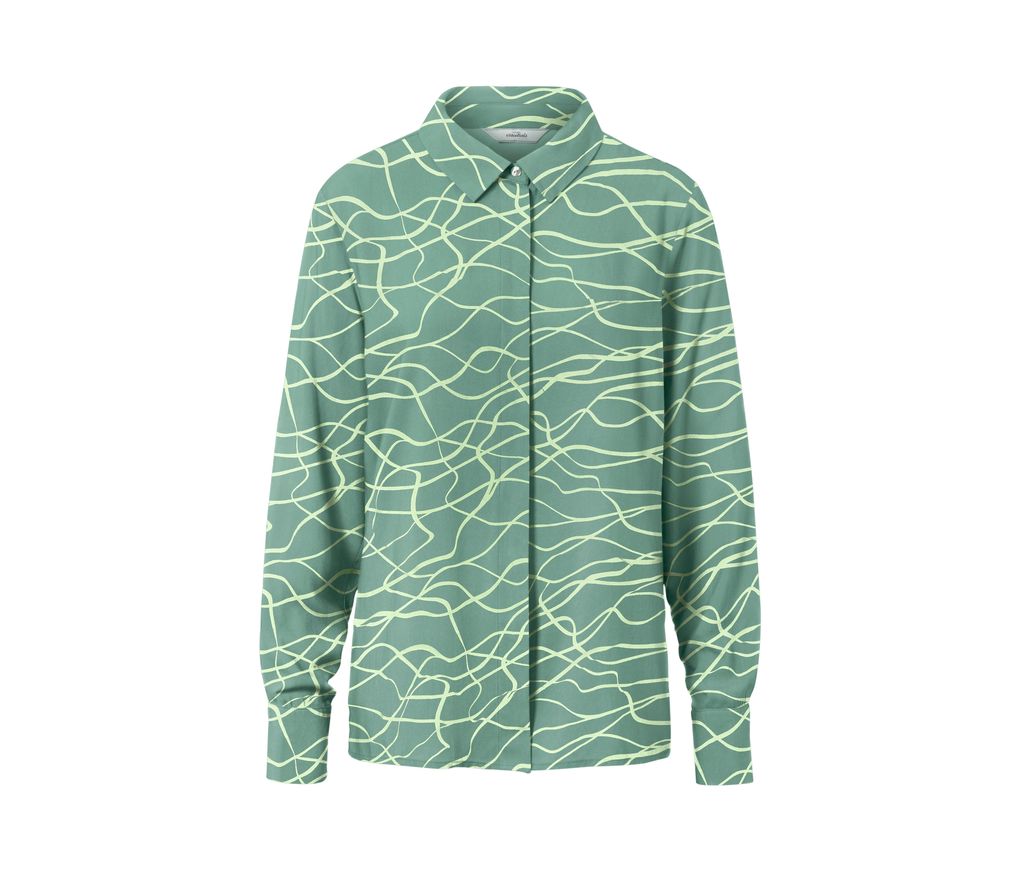 Tchibo - Bedruckte Bluse - Damen - Gr. 34 - hellgrün