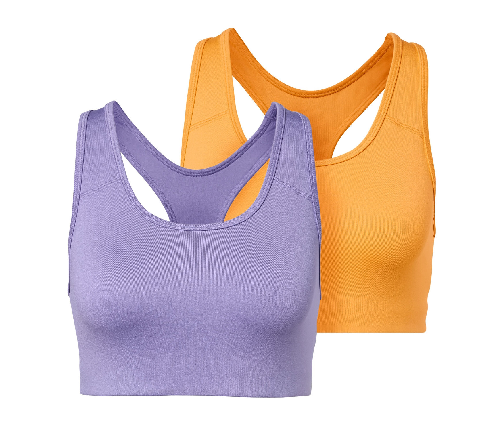 Tchibo - 2 Sport-BHs - Damen - Gr. XS - lila