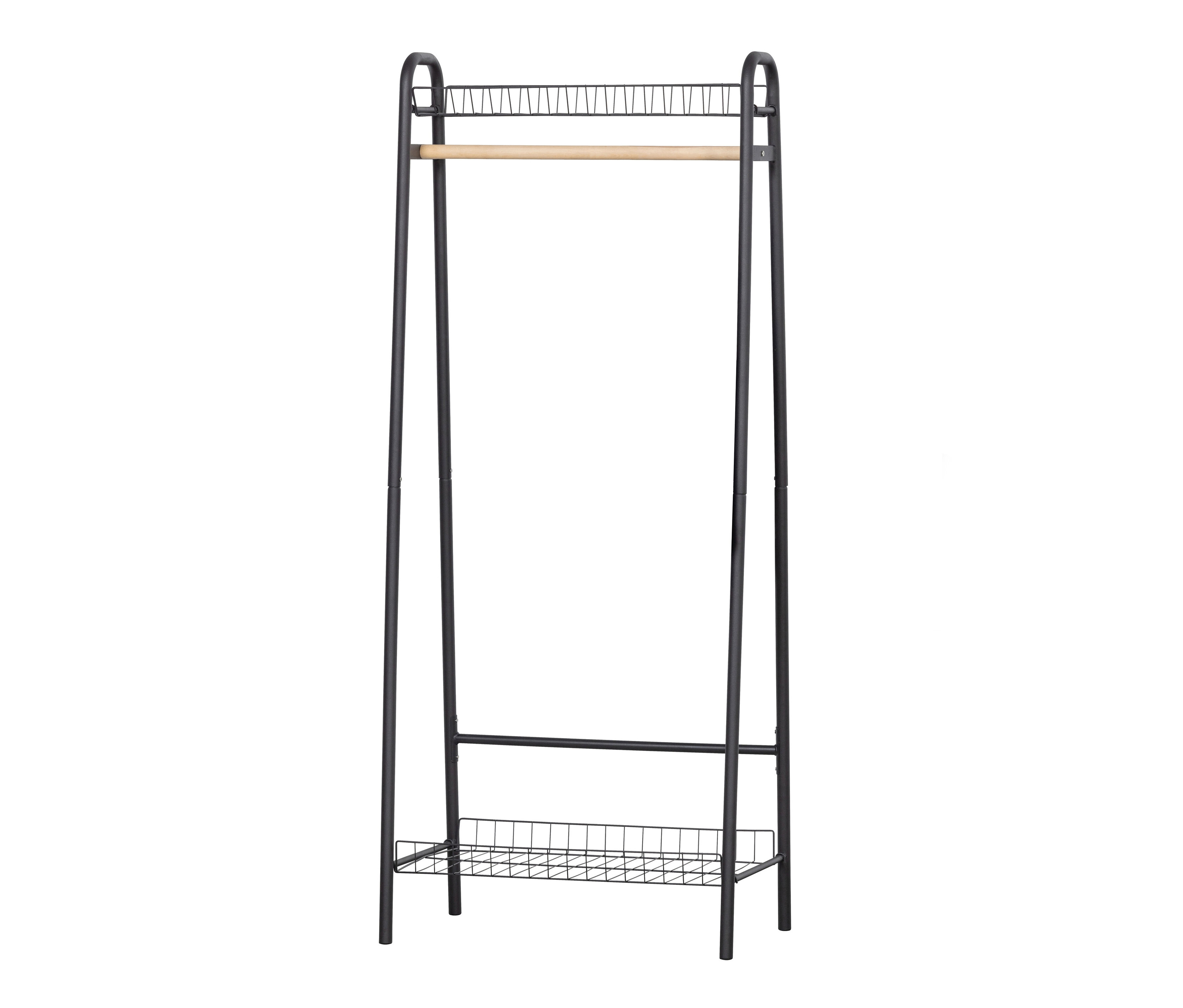 Tchibo - Woood Metall-Kleiderständer »Jovi« - 70x41x167cm - schwarz - Metall / Holz