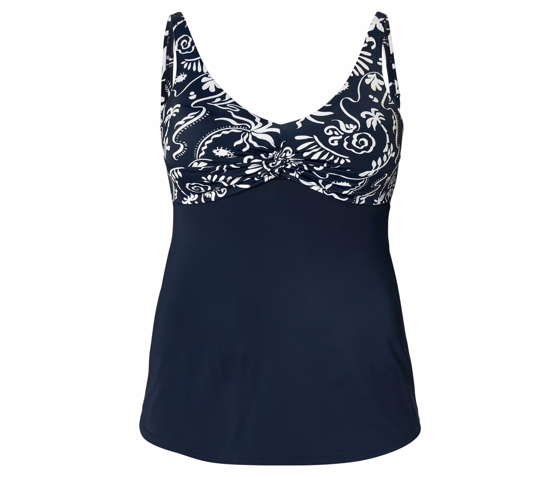 Tchibo - Tankini-Top - Damen - Gr. 40 - dunkelblau/print