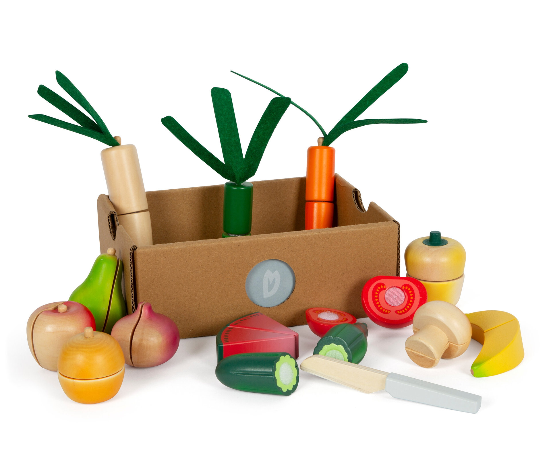 small foot Schneide-Set Obst und Gemüse »fresh« - mehrfarbig