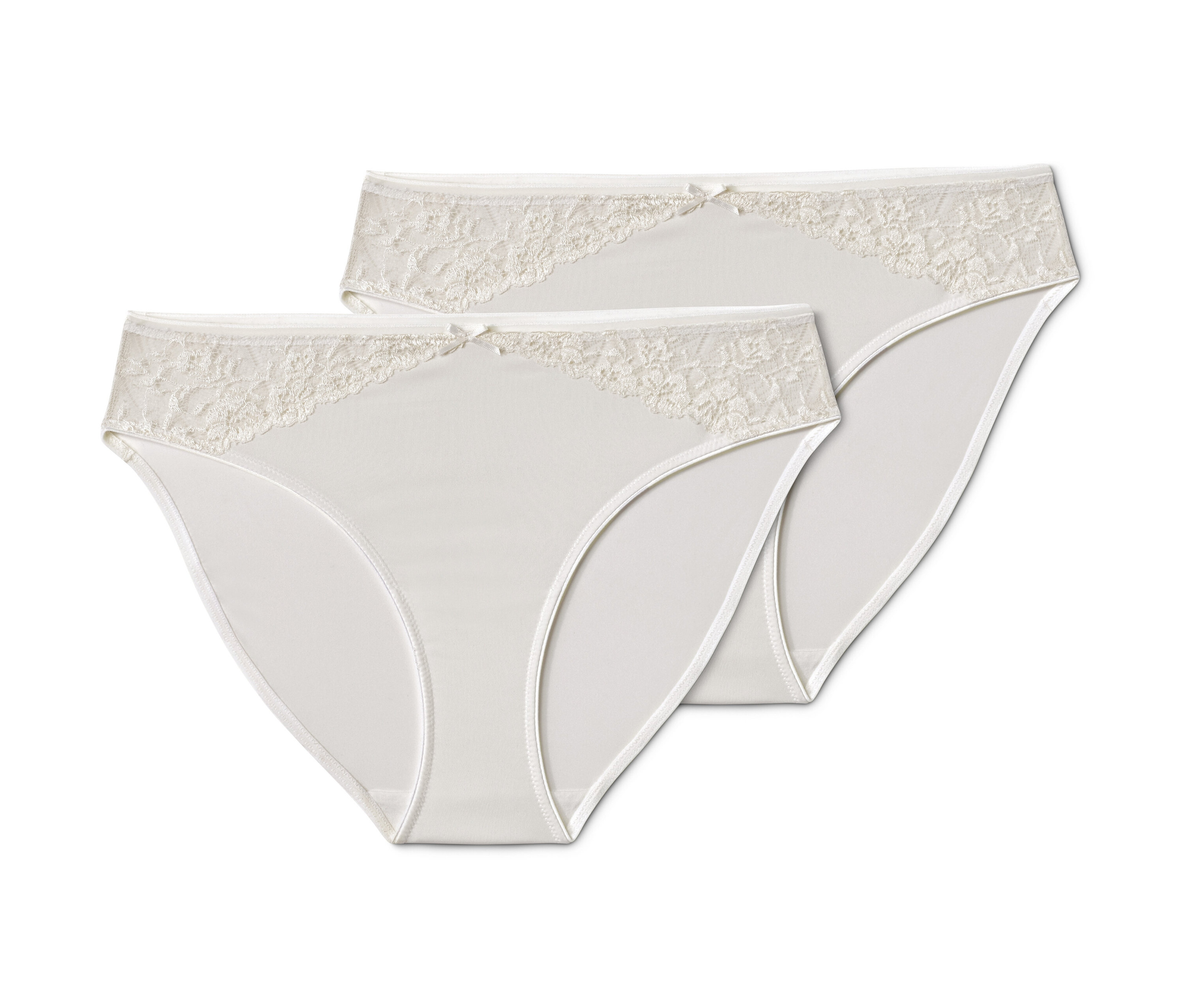 Tchibo - 2 Slips - Damen - Gr. XXL - creme
