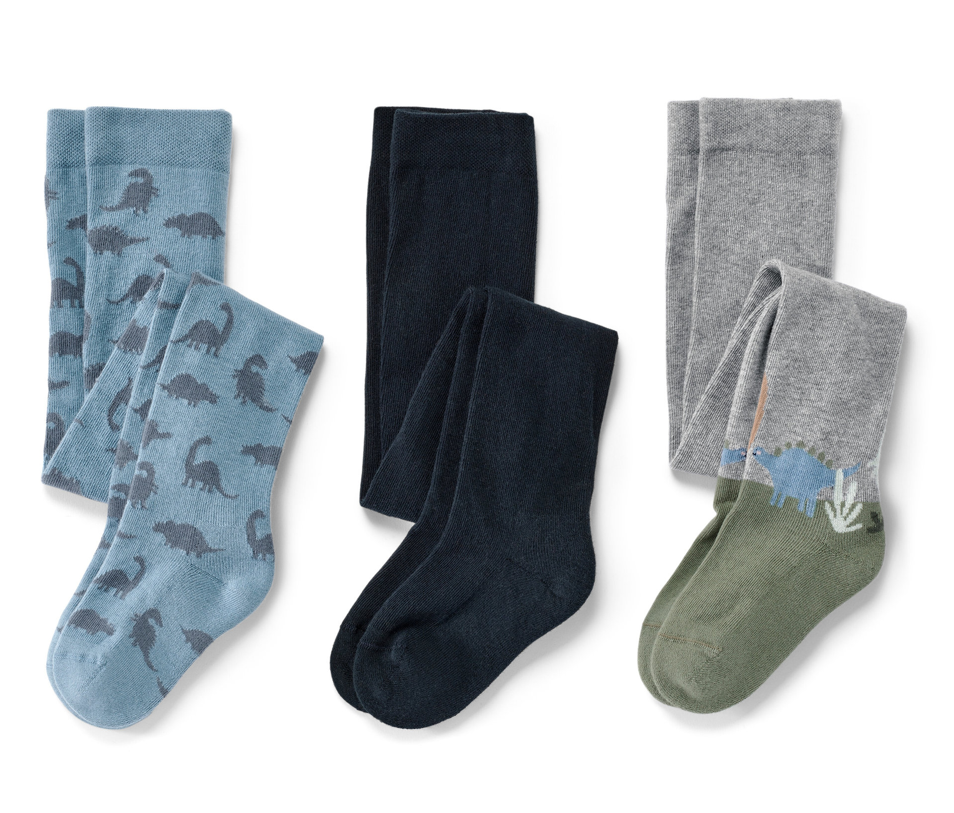 Tchibo - 3 Paar Kinder-Strumpfhosen - Kinder - Gr. 122/128 - dunkelblau