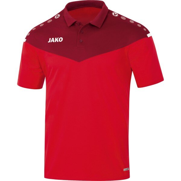 JAKO Polo Champ 2.0 XXL Rot/Weinrot
