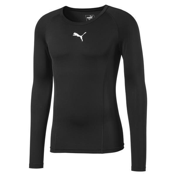 Puma Liga Baselayer Tee LS Größe M Schwarz