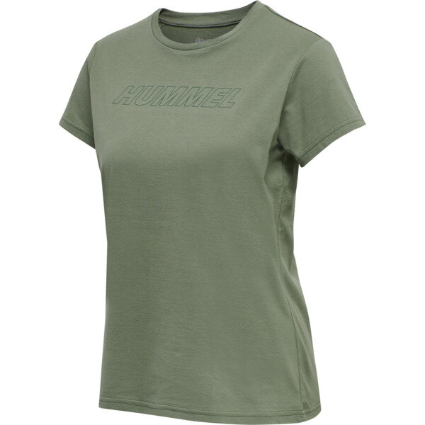 Hummel hmlTE CALI COTTON T-SHIRT - LILY PAD - XL