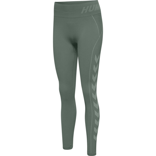 Hummel hmlTE CHRISTEL SEAMLESS MW TIGHTS LILY PAD/LAUREL WREATH MELANGE XL