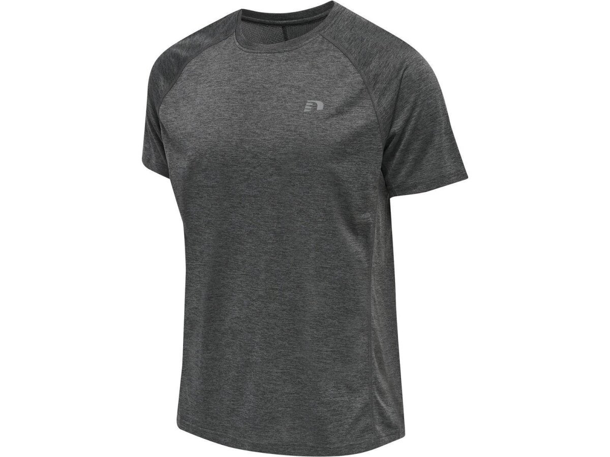 Hummel MEN RUNNING T-SHIRT S/S FORGED IRON MELANGE L