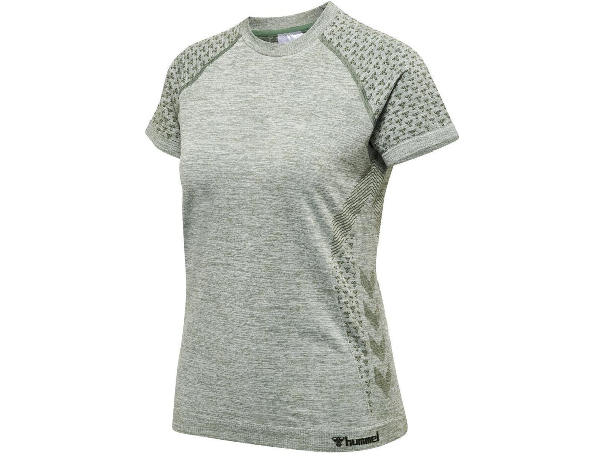 Hummel hmlCI SEAMLESS T-SHIRT LILY PAD MELANGE M